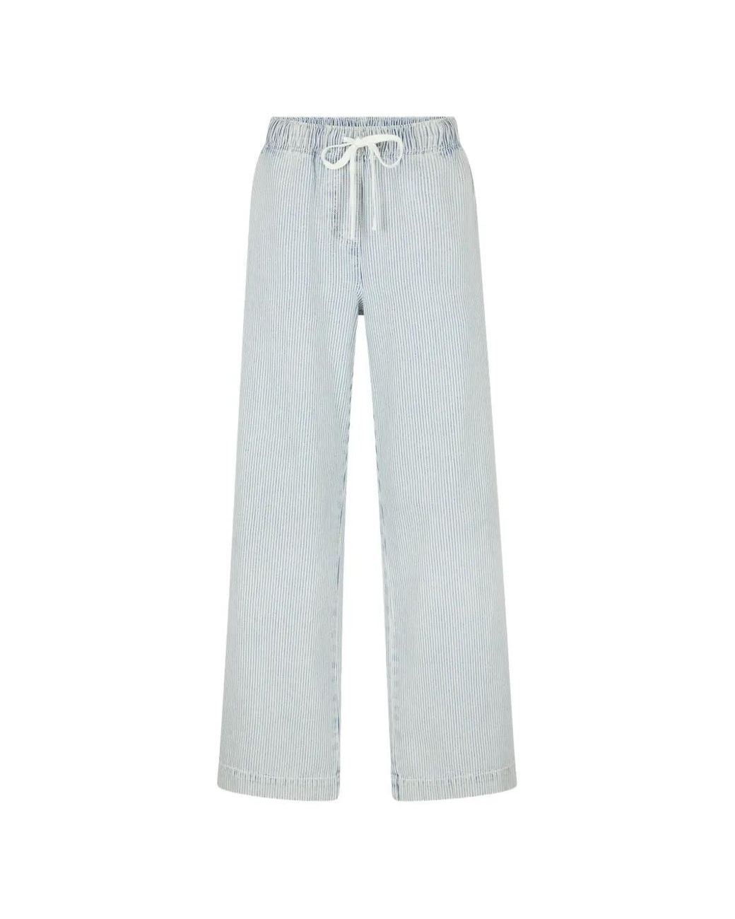 Juvia Blue Striped Jeans