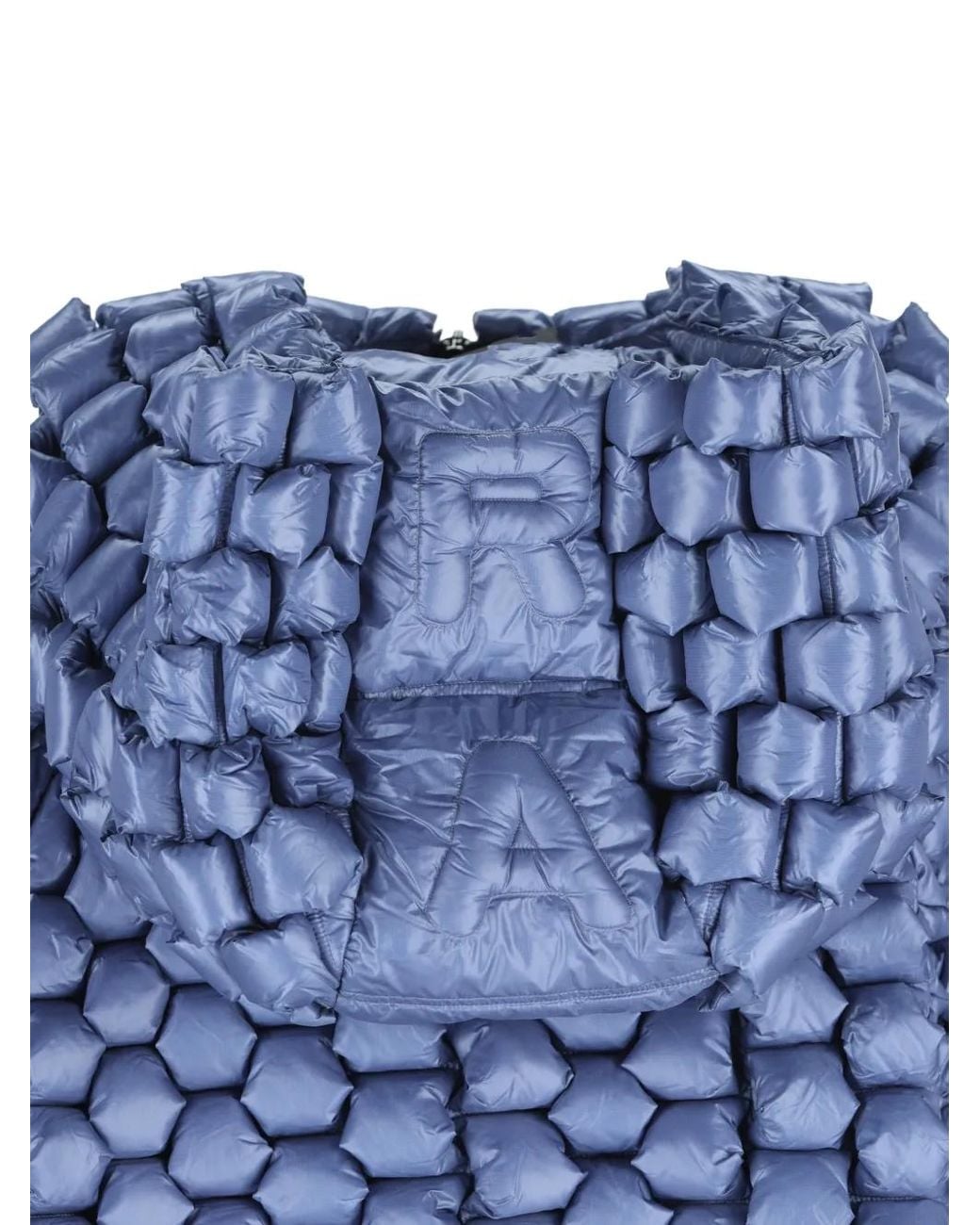 RAXXY Blue Quilted Hooded Jacket