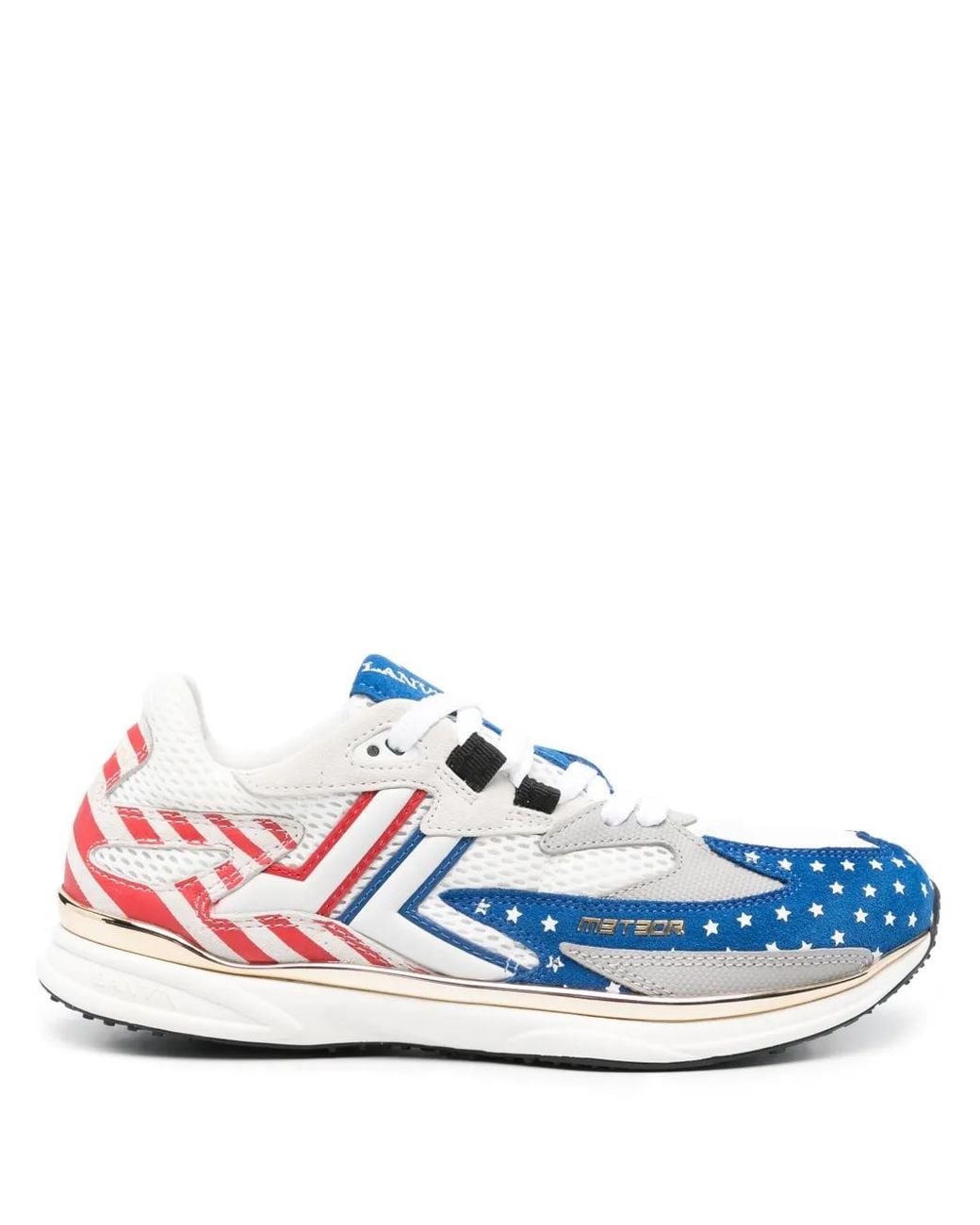 Lanvin Blue Metero Runner Sneakers