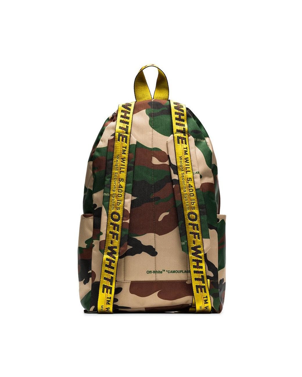 Off-White Double-Pouch Industrial-strap Bag - Green