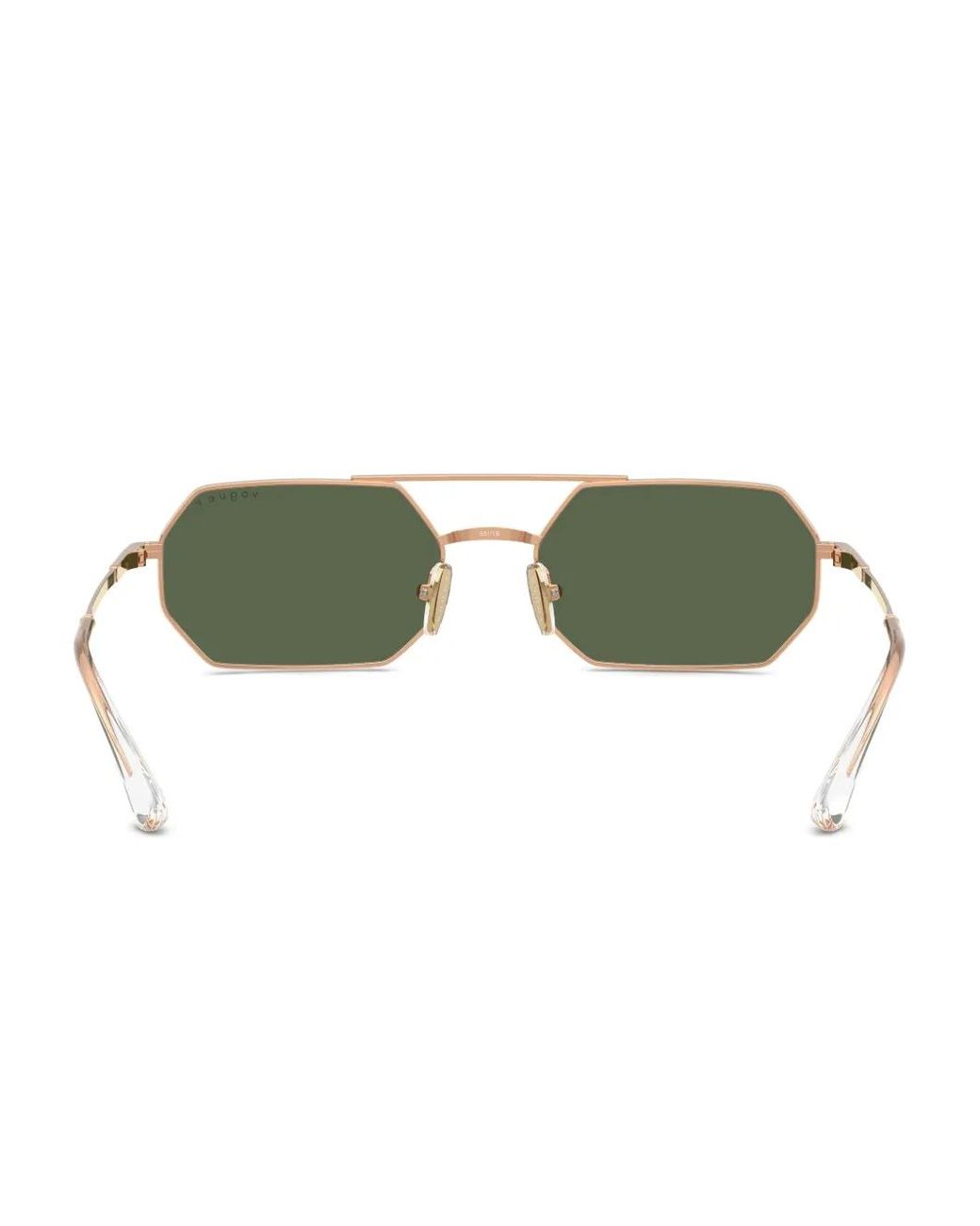 Vogue Eyewear Green Geometric-Frame Sunglasses