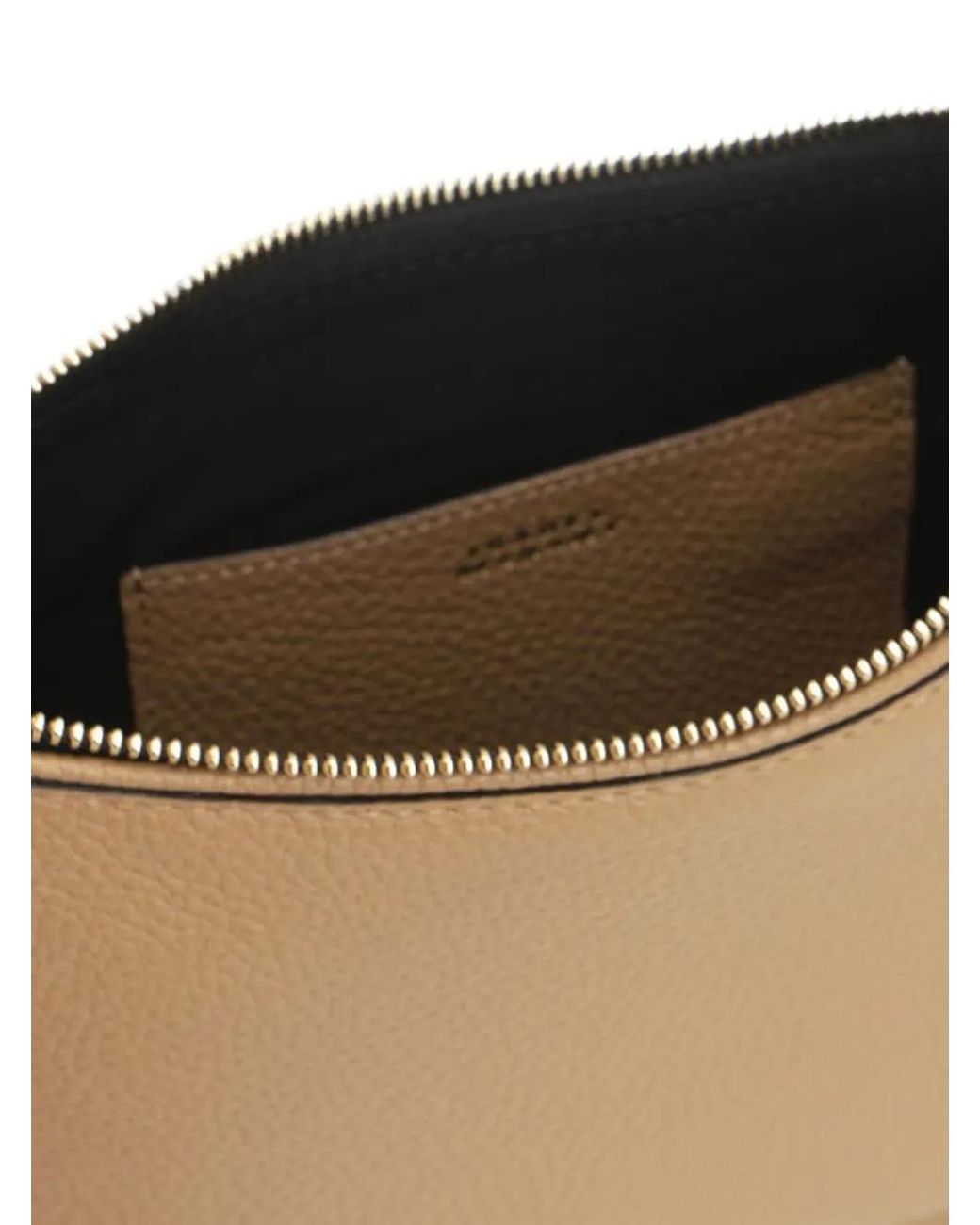 Isabel Marant White Oskan Soft Zip Grained Leather Bag