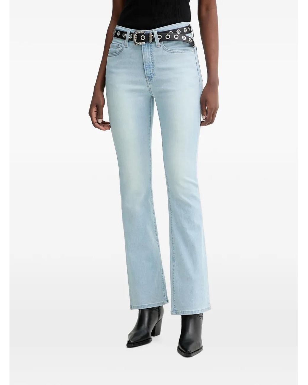 Levi's Blue 725 High-Rise Bootcut Jeans