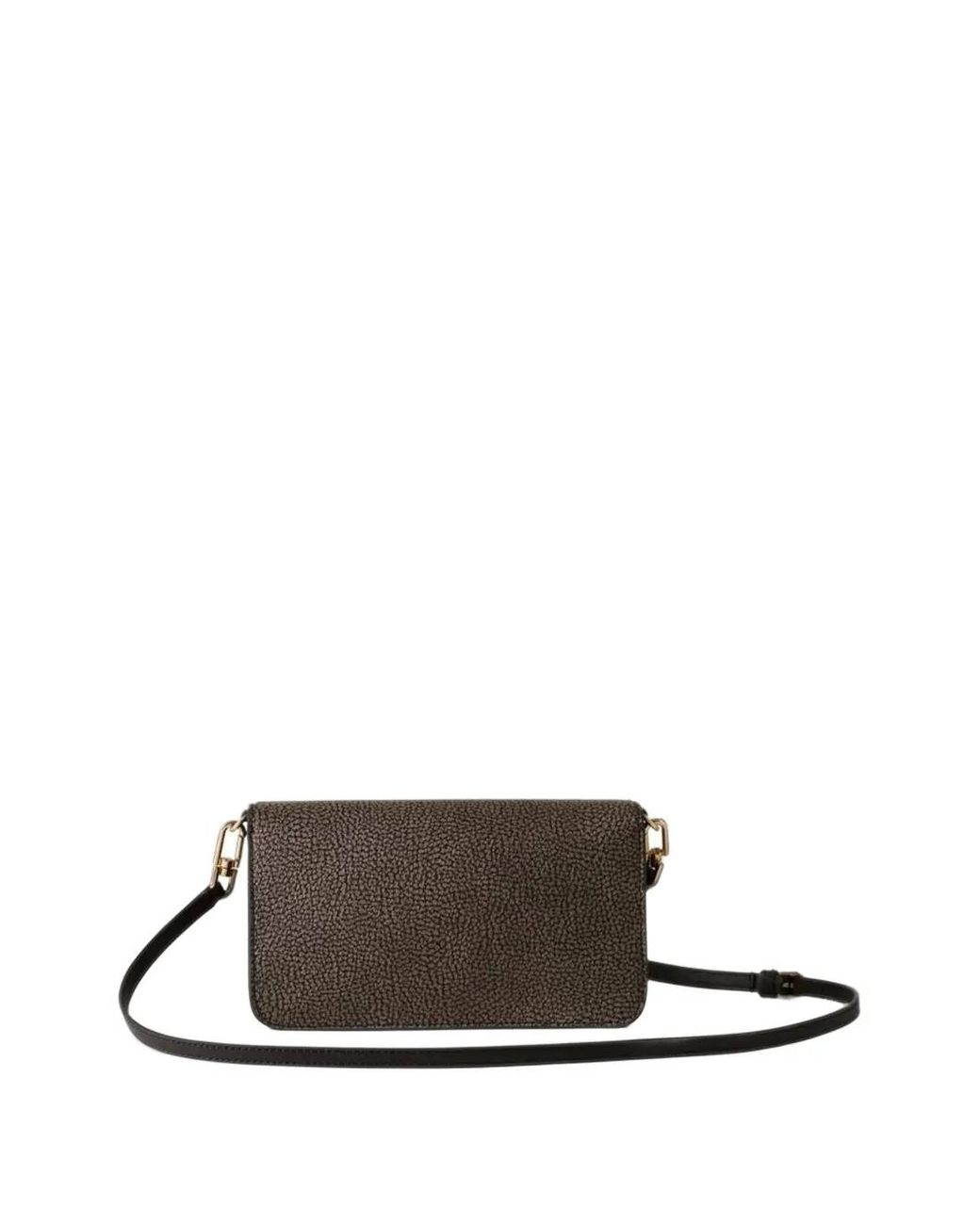 Borbonese Brown Printed Cross Body Bag