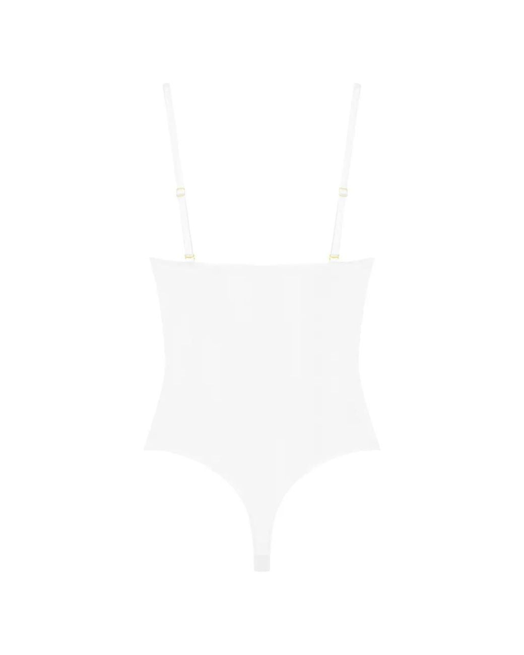 Maison Close White Corps À Corps Bodysuit