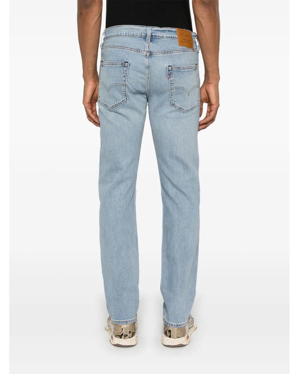 Levi's Blue 502 Taper Jeans for men