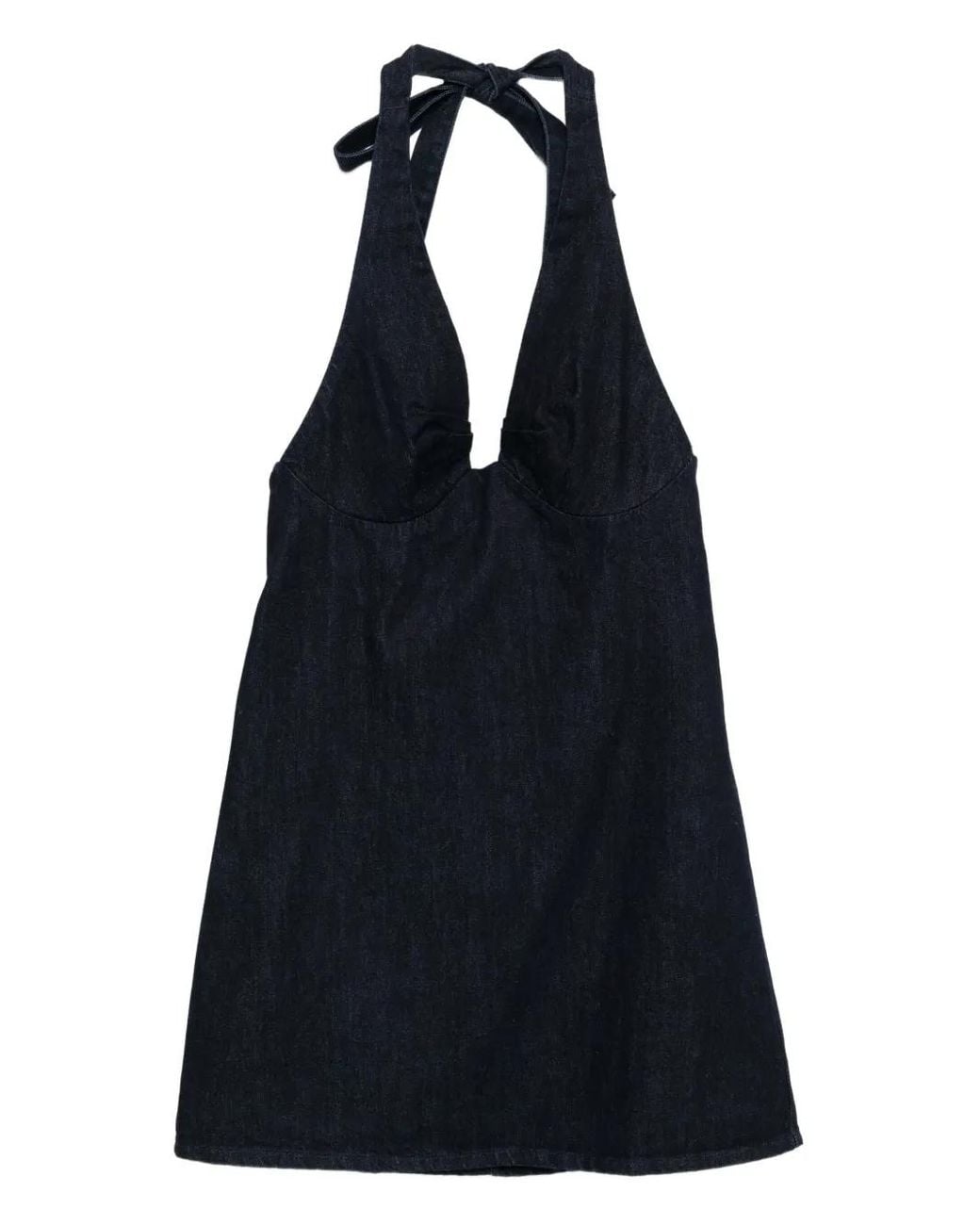 Free People Black Robe Courte Trevi En Jean