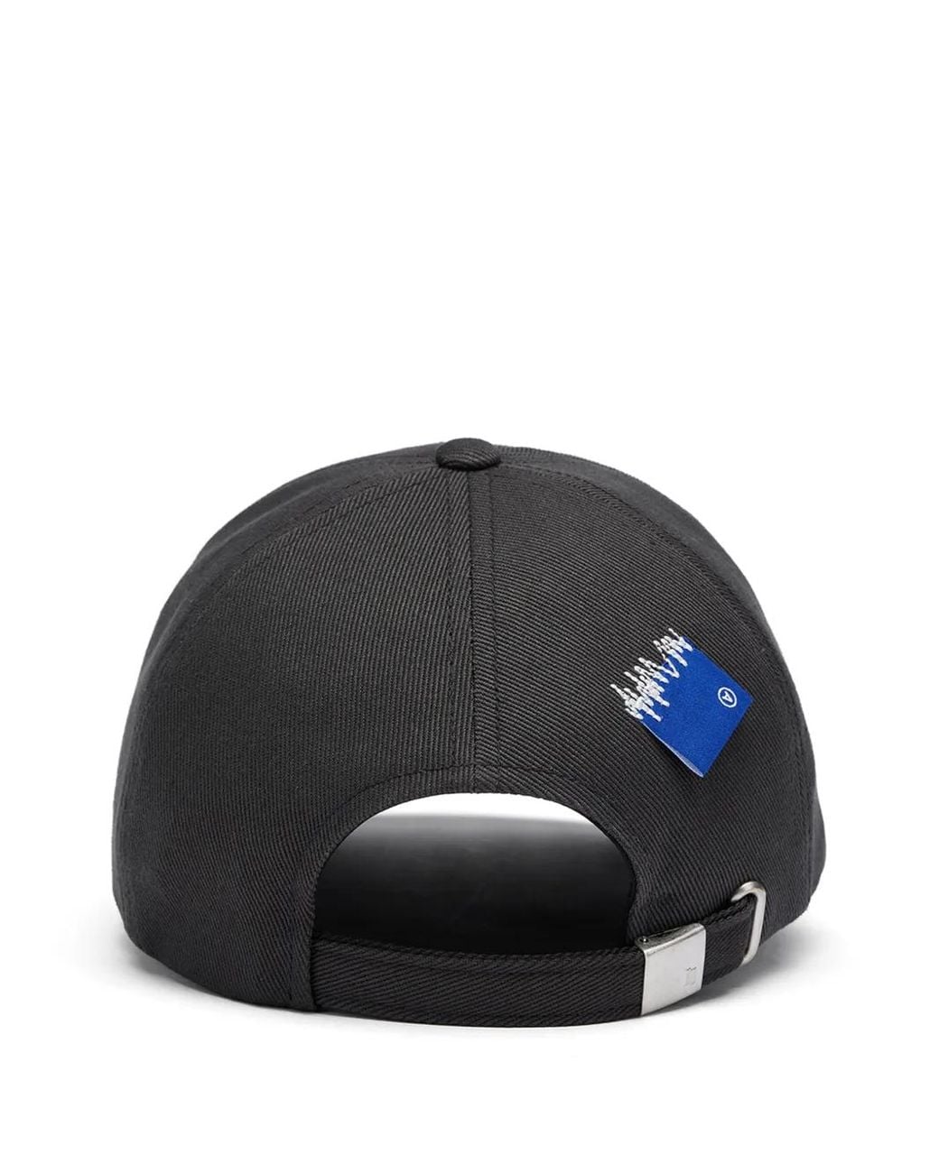 Adererror Black Logo-Patch Cap