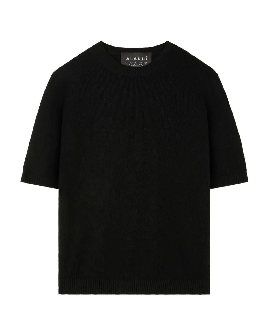 Alanui Black Finest Short-Sleeve T-Shirt