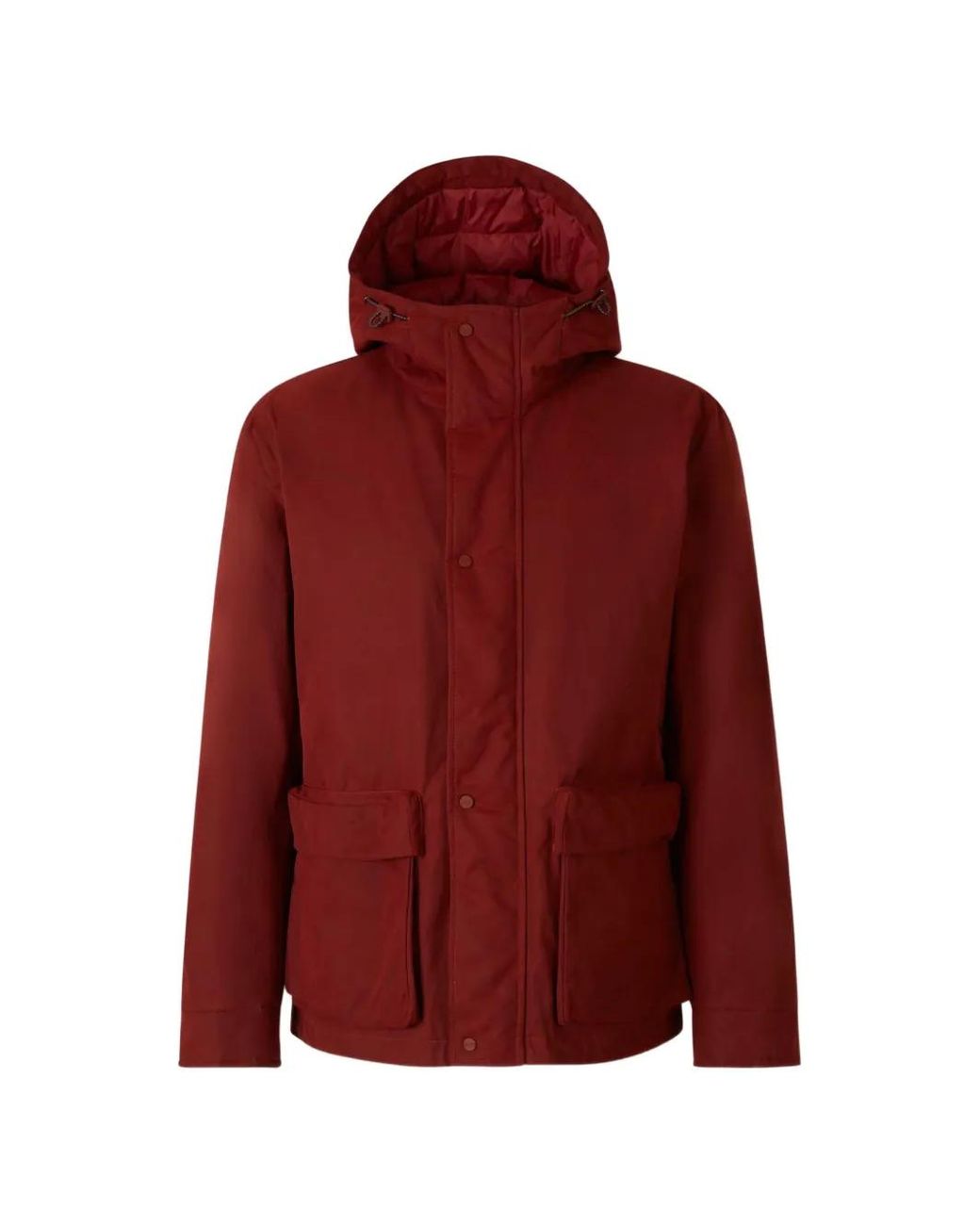 Herno Red Veste Sub-Zero À Capuche for men