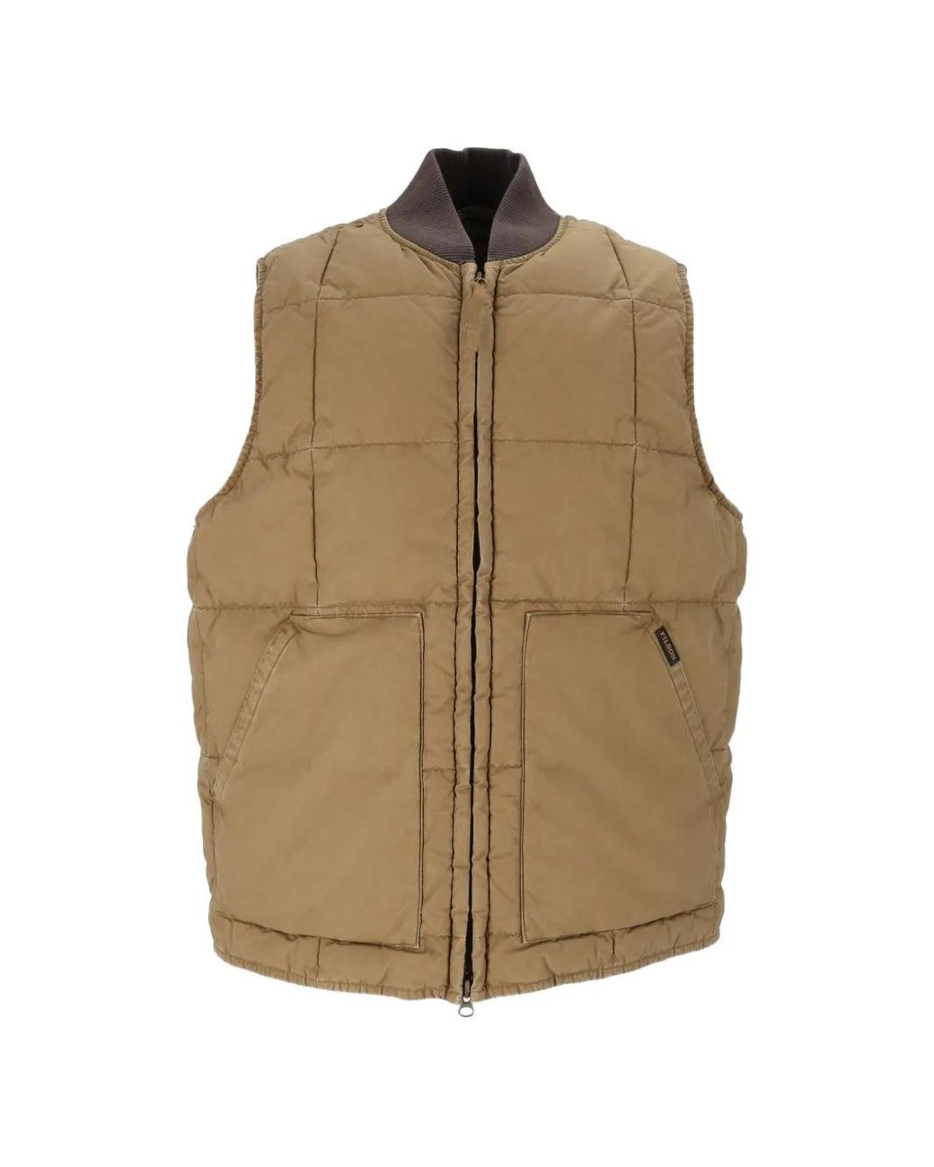 Filson Natural Gilet Matelassé Heritage En Coton for men