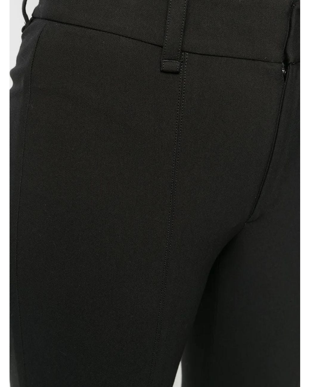 Vince High Waist Cropped Skinny Broek in het Black