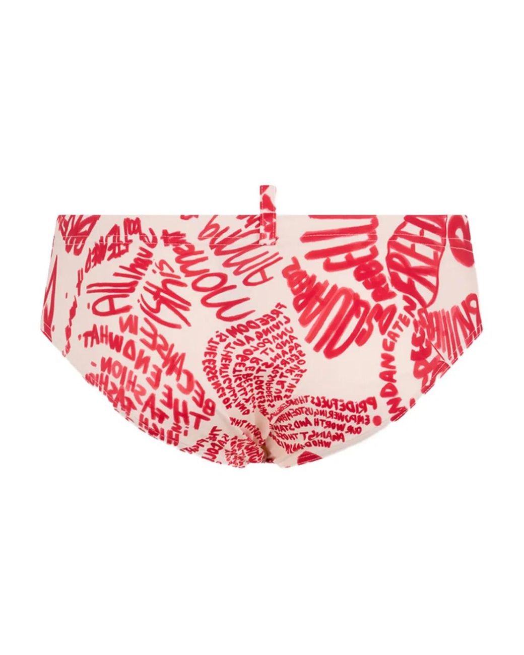 DSquared² Pink Rebel Hibiscus Swim Trunks for men