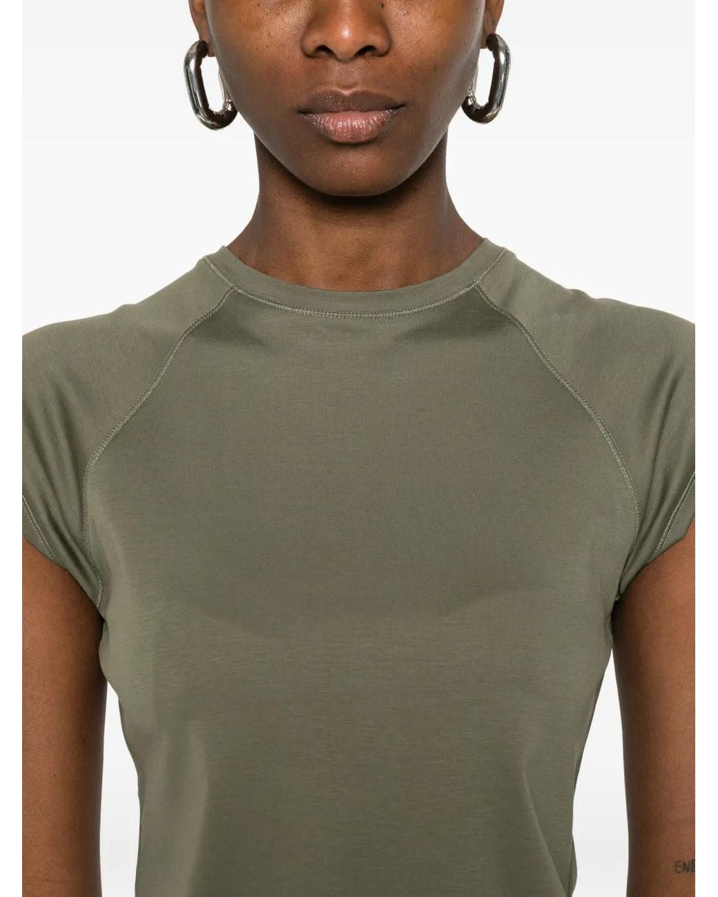 Psophia Green Raglan-Sleeve T-Shirt