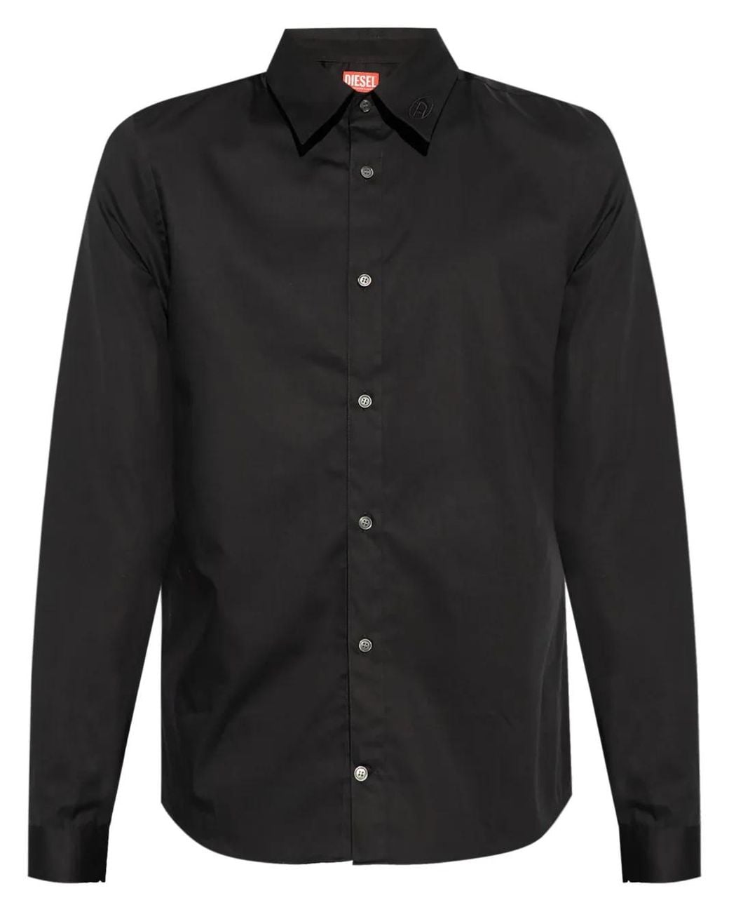 DIESEL Black S-Fitty-A Long-Sleeve Shirt for men