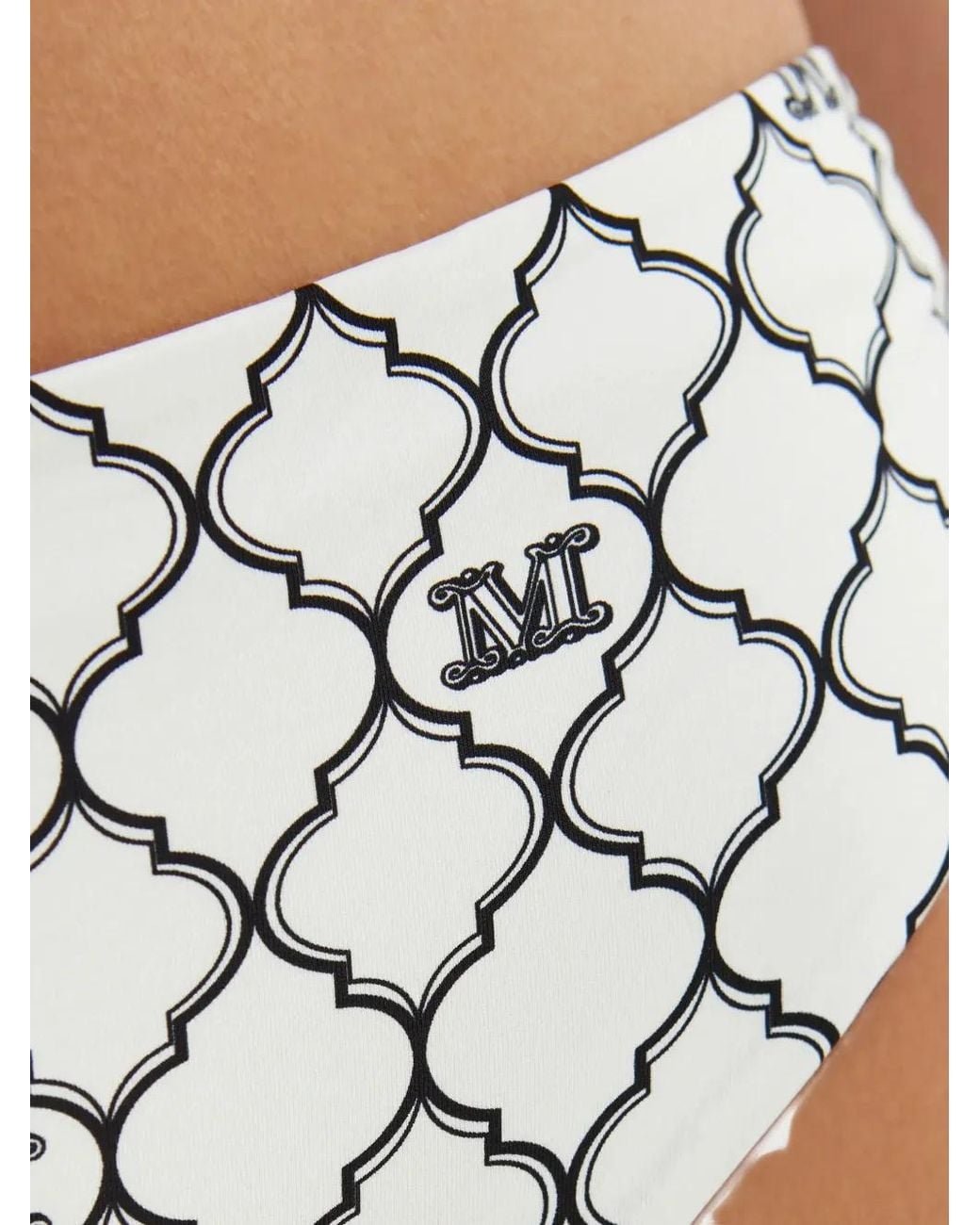 Max Mara White Sibilla Bikini Bottoms