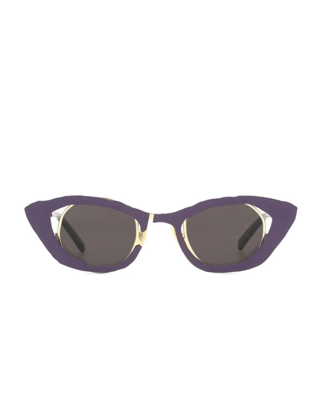 MASAHIROMARUYAMA Purple Cat-Eye Sunglasses