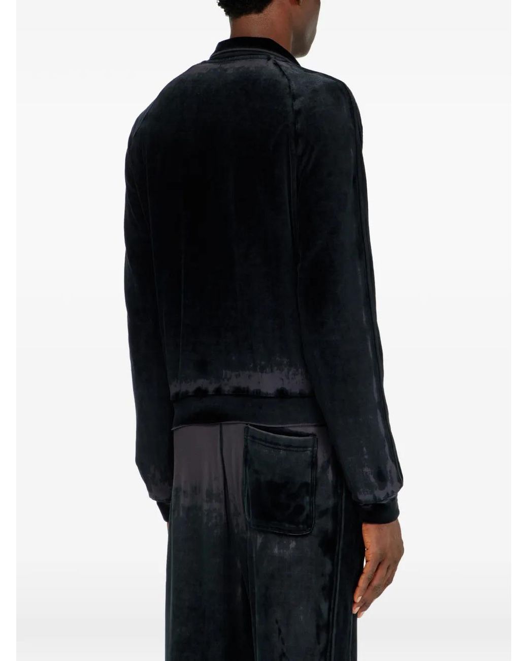 め*ち様 DIESEL ブラック ダメージセーター Mサイズ メンズ DIESEL ダメージ セーター ブラック | Lyst