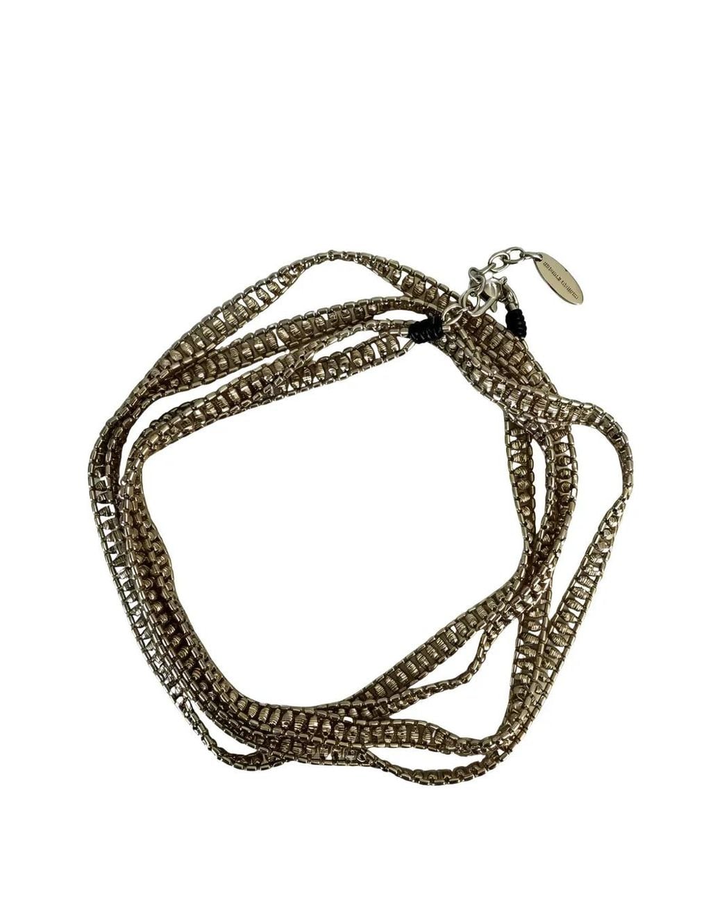 Brunello Cucinelli Metallic Monili Multi-Strand Bracelet