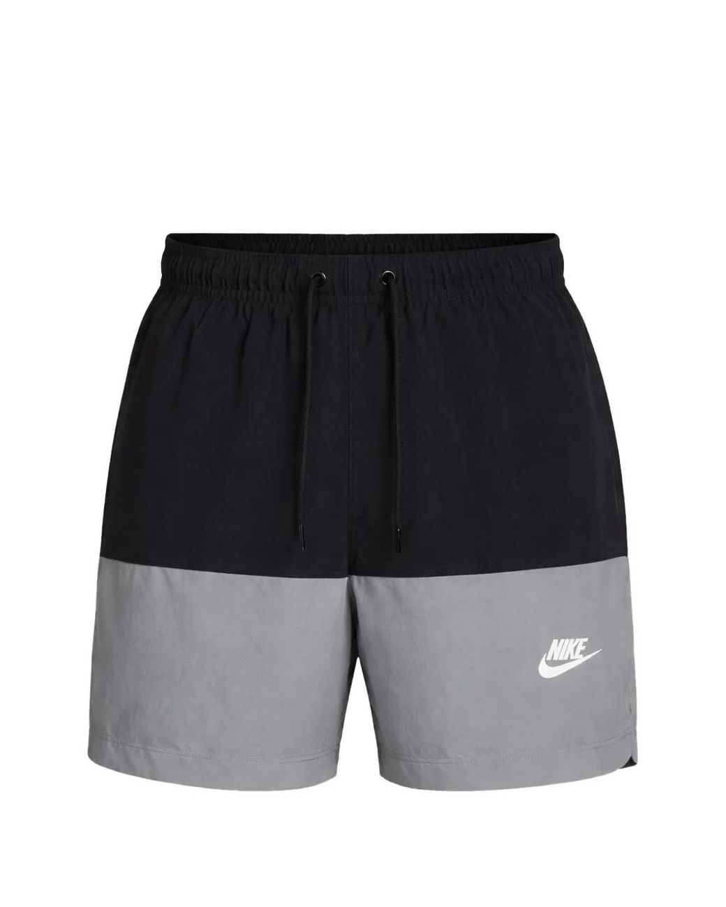 Nike Blue Colour-Blocked Woven Shorts for men
