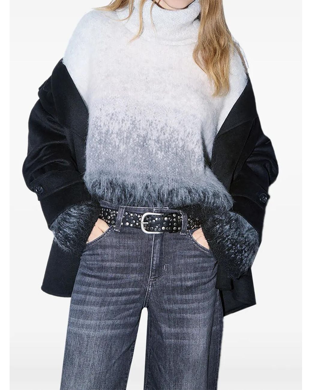 Liu Jo Gray Cotton Sweater