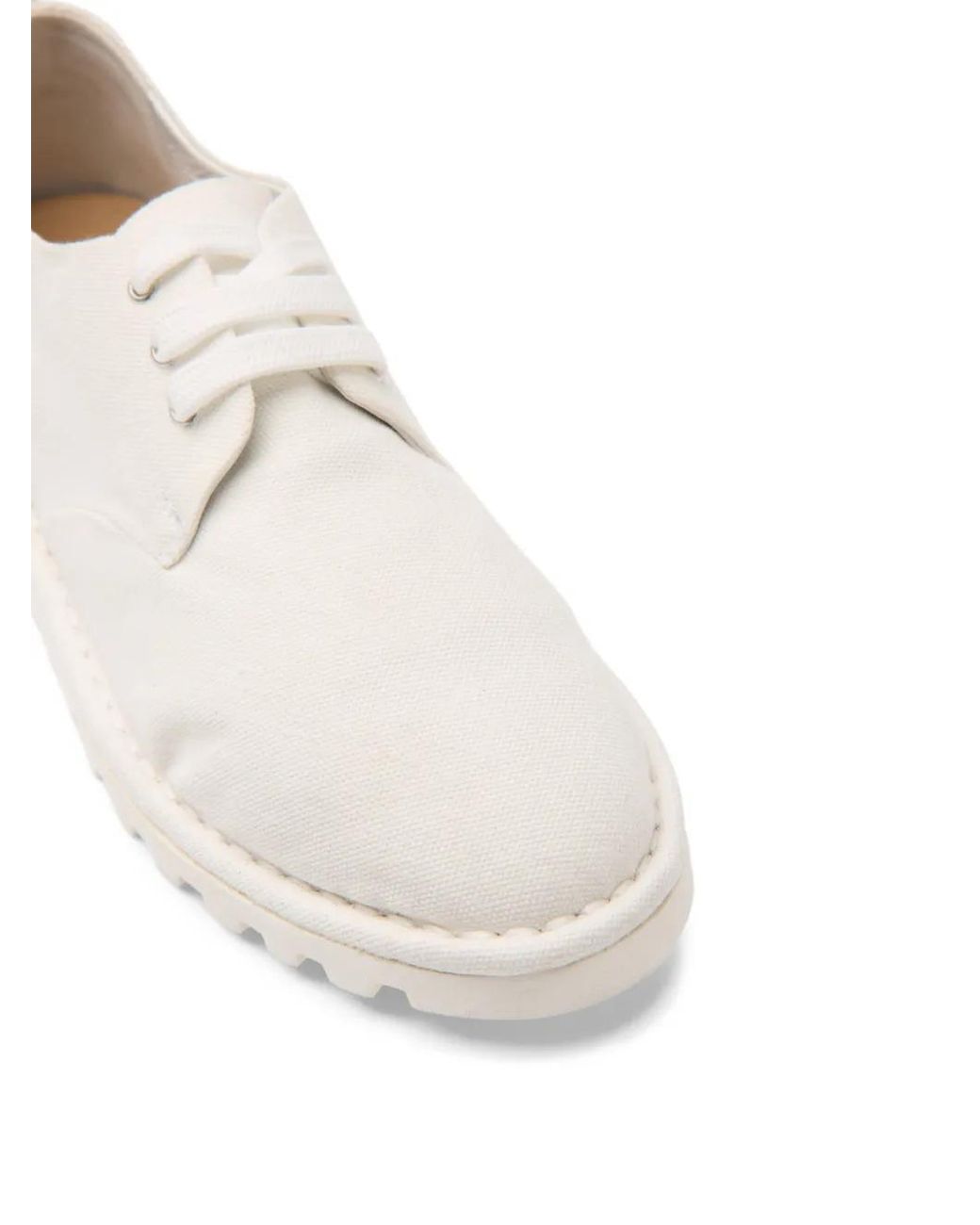 Marsèll White Sancrispa Lace-Up Derby Shoes