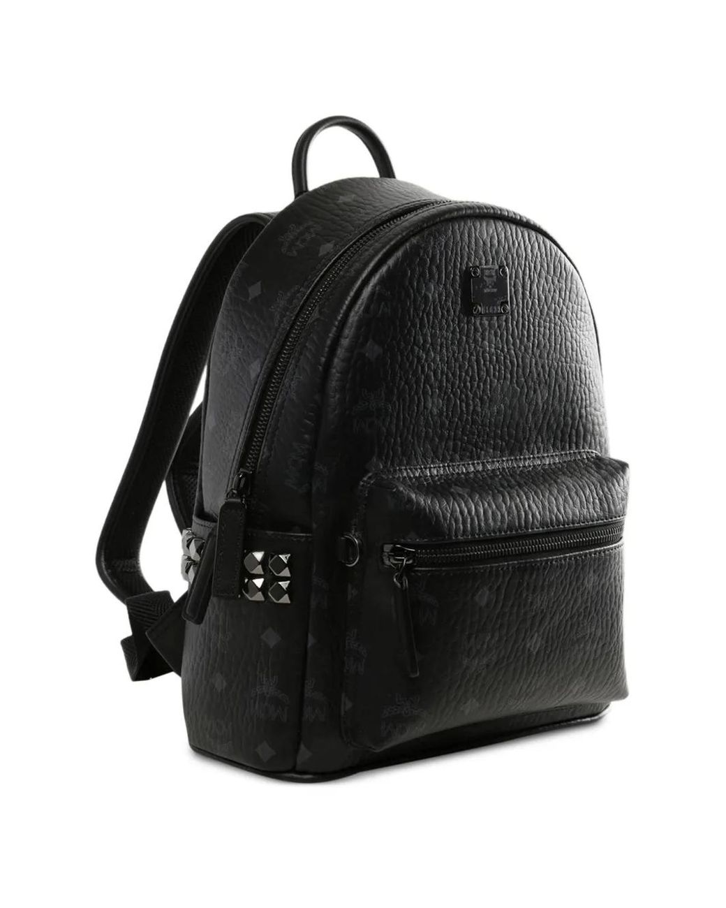 MCM Black Stark Backpack