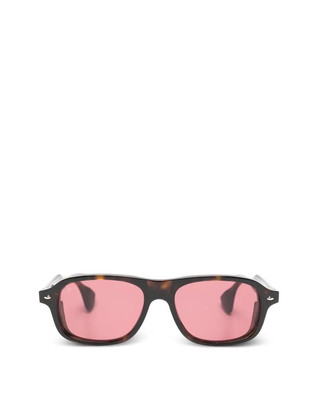 Sestini Eyewear Pink Rectangle Sunglasses