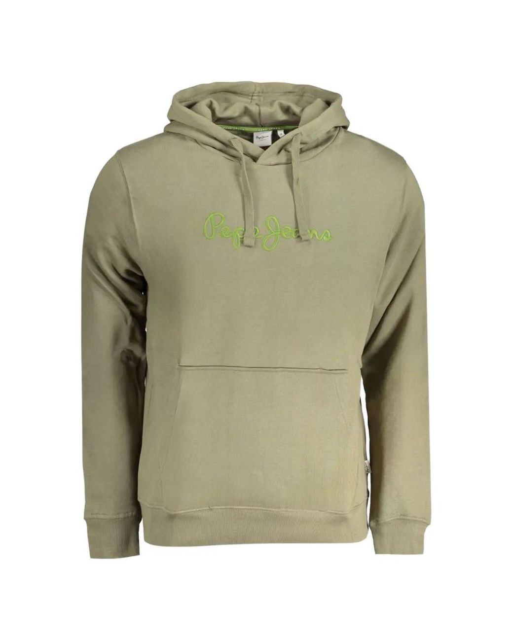 Pepe Jeans Green Hoodie En Coton À Logo Brodé for men