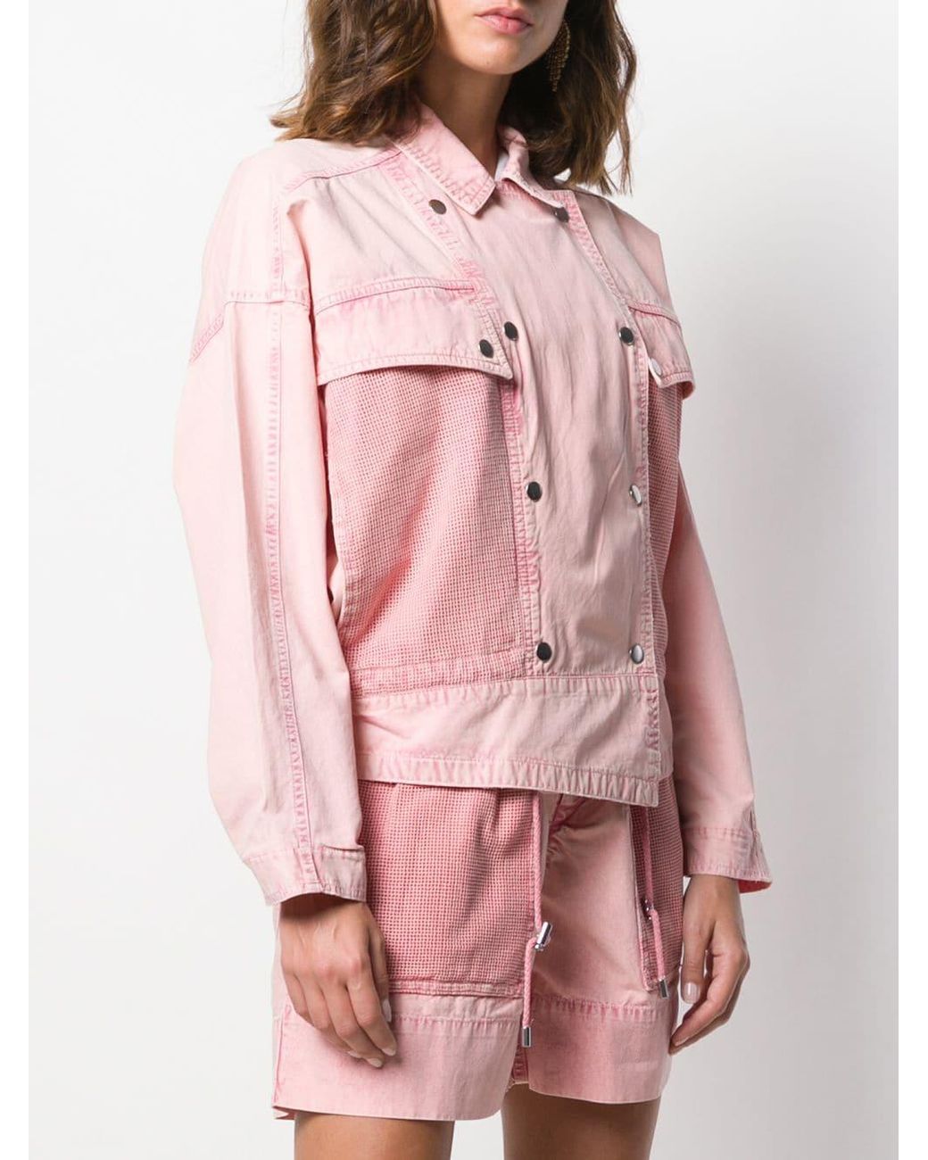 Isabel Marant Denim Pink Thalia Jacket | Lyst Australia