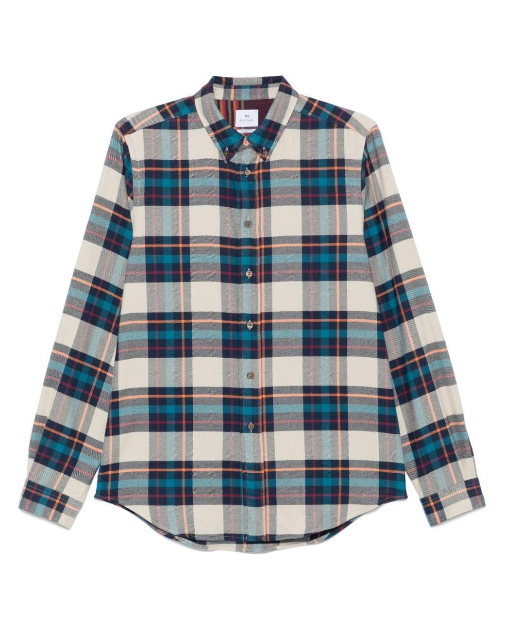 Paul Smith Checked Shirt in Blue for Men | Lyst