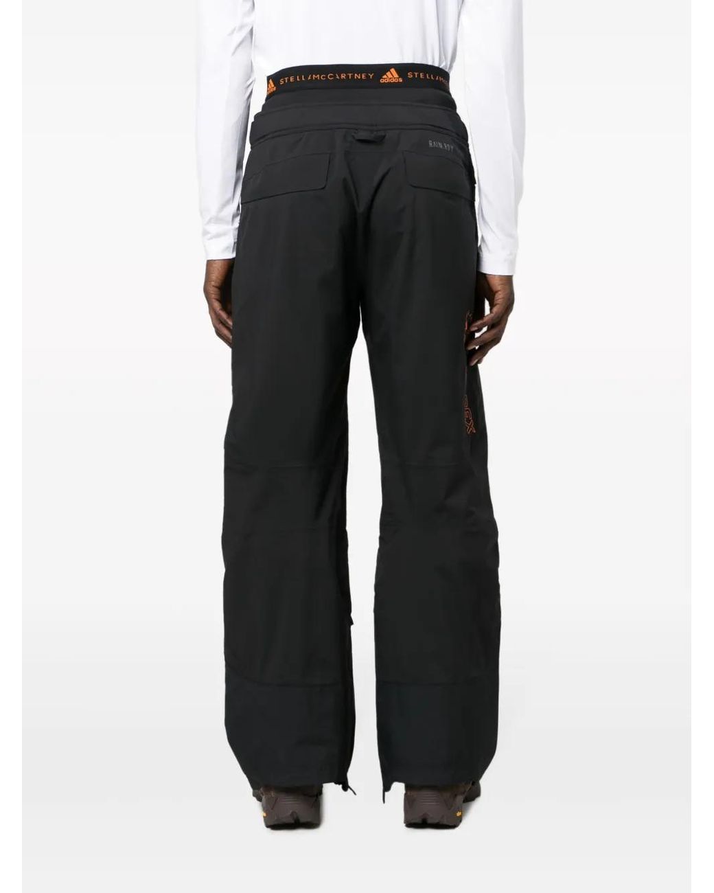Adidas Black X Terrex Logo-Embroidered Straight-Leg Trousers