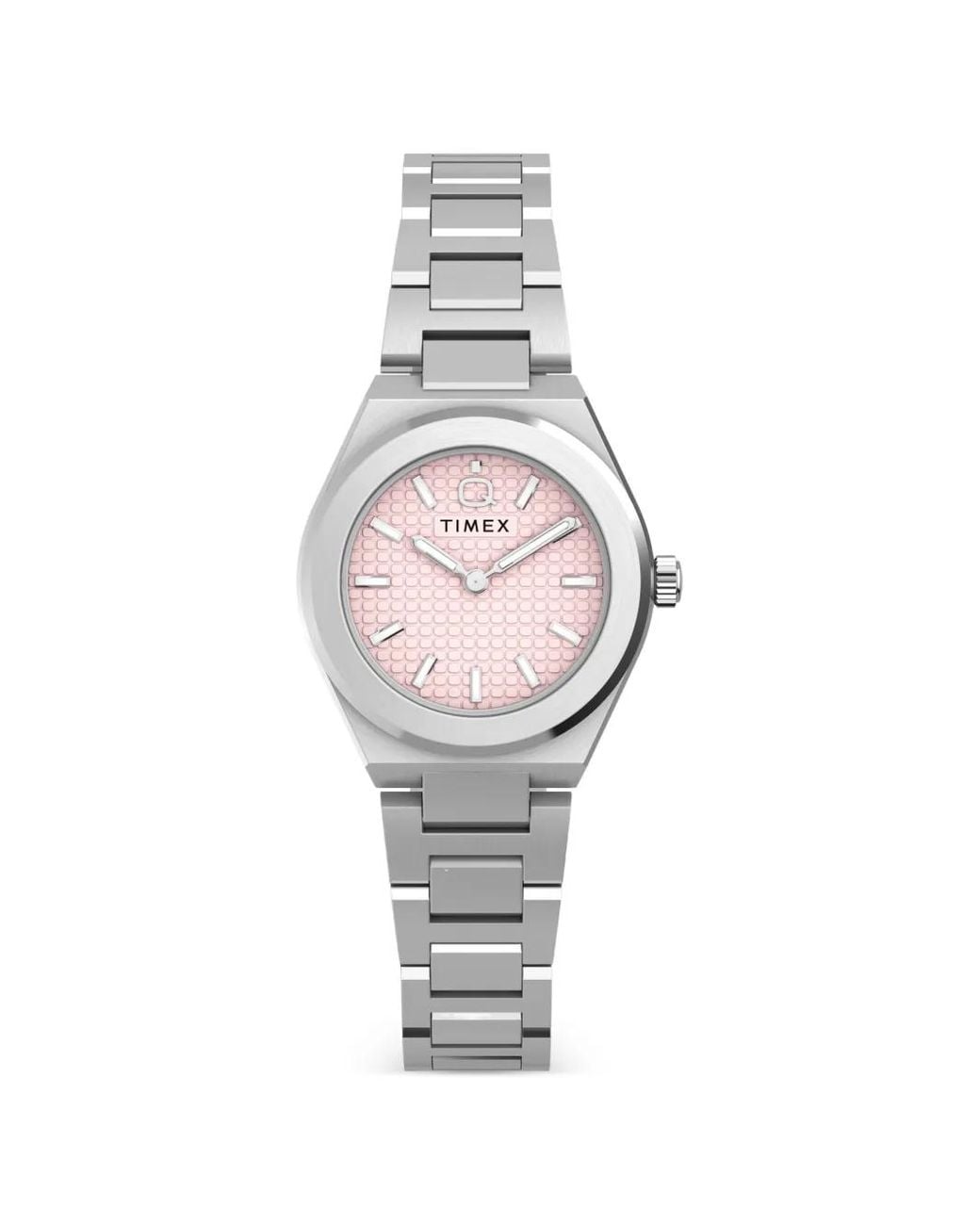 Timex White Q Continental 26Mm Watch