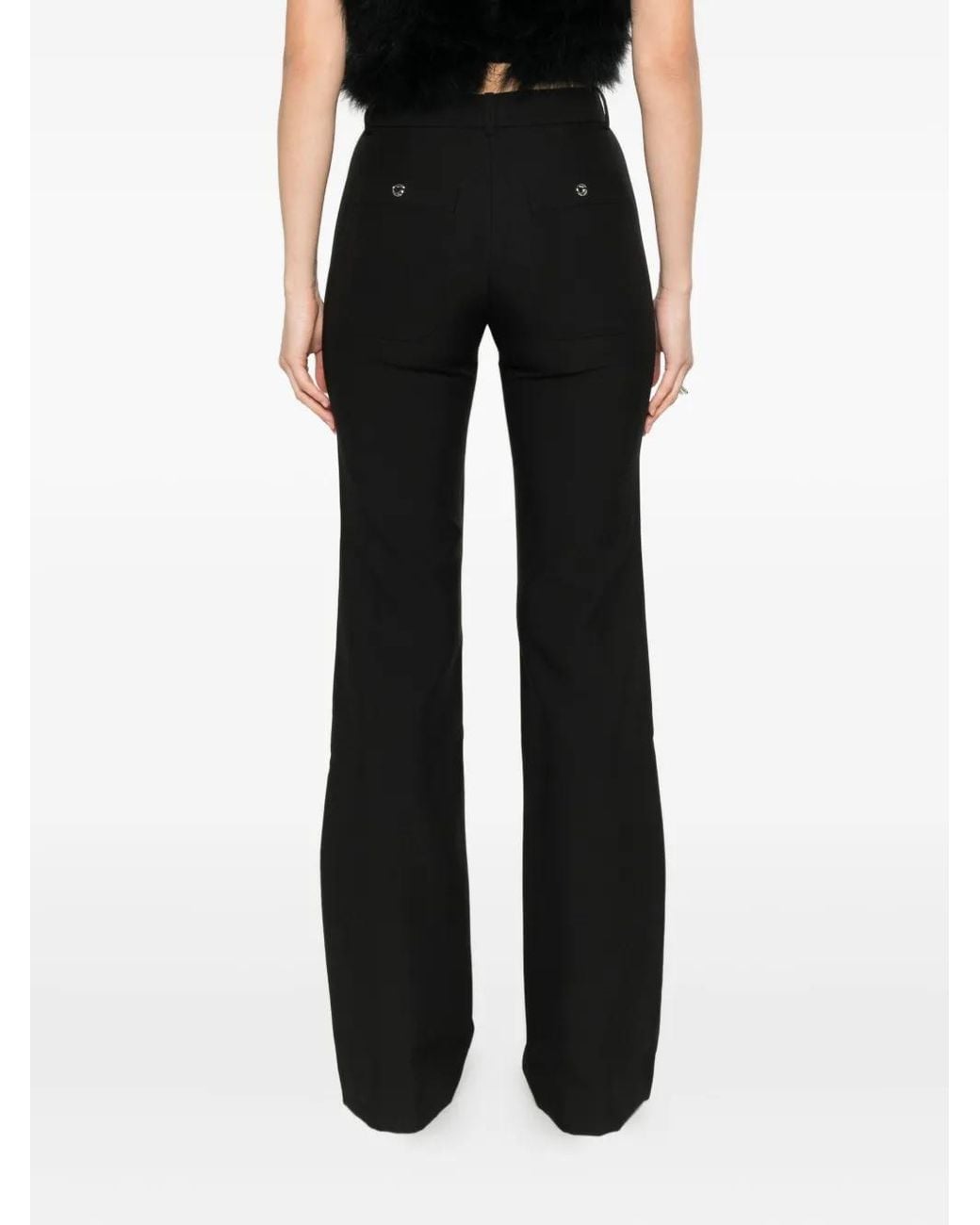 Coperni Black Button-Embellished Tailored Trousers
