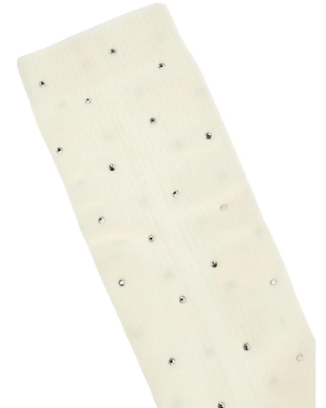 By Malene Birger White Embellished Socks