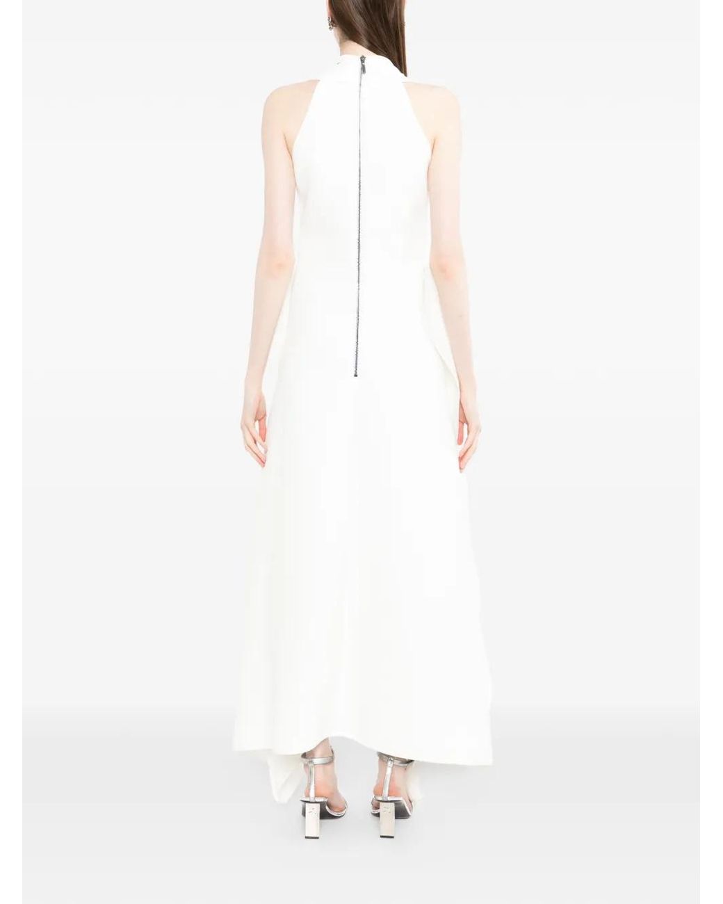 Vestido Varsity Maticevski de color White