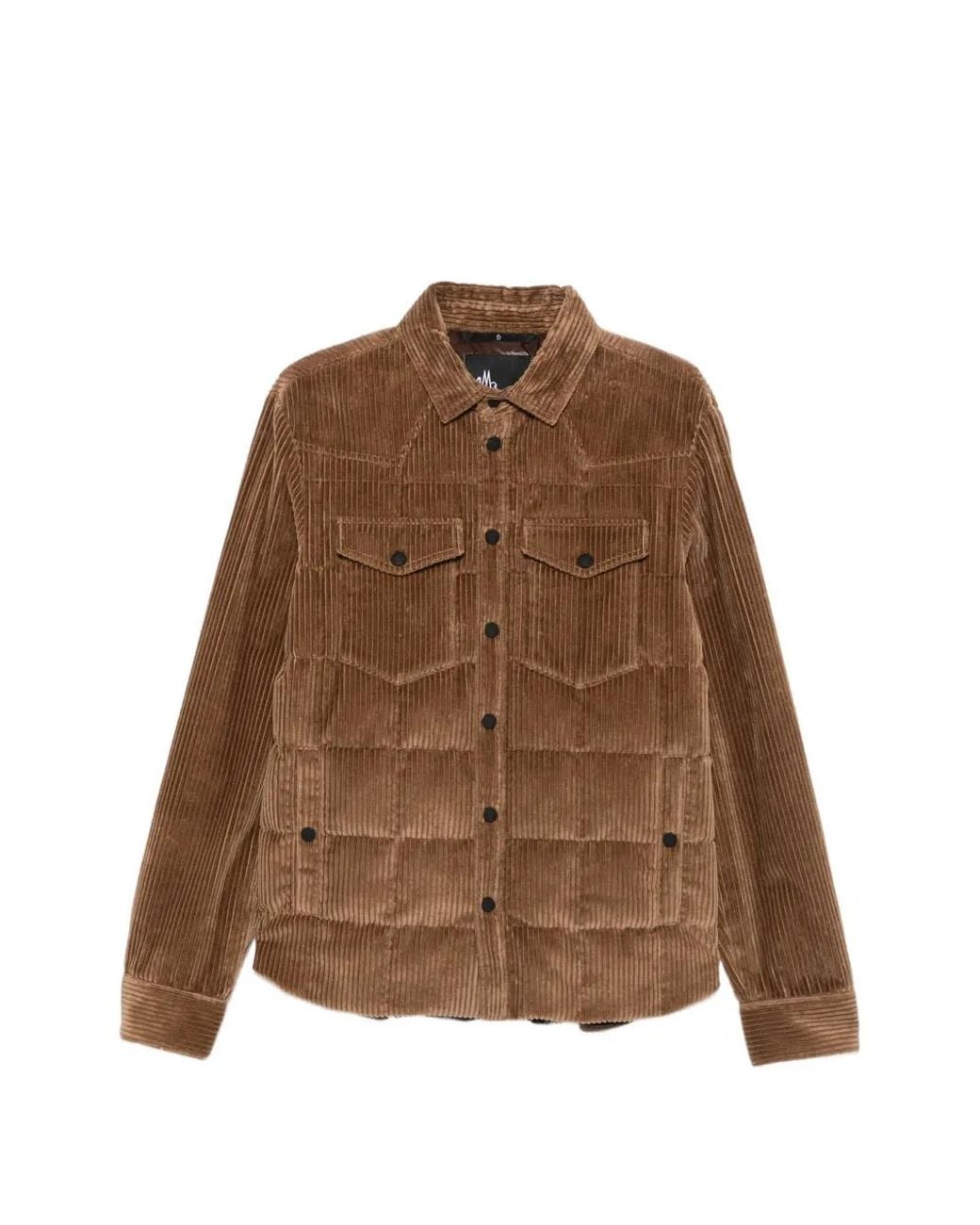 Moncler Brown Gelt Padded Corduroy Jacket