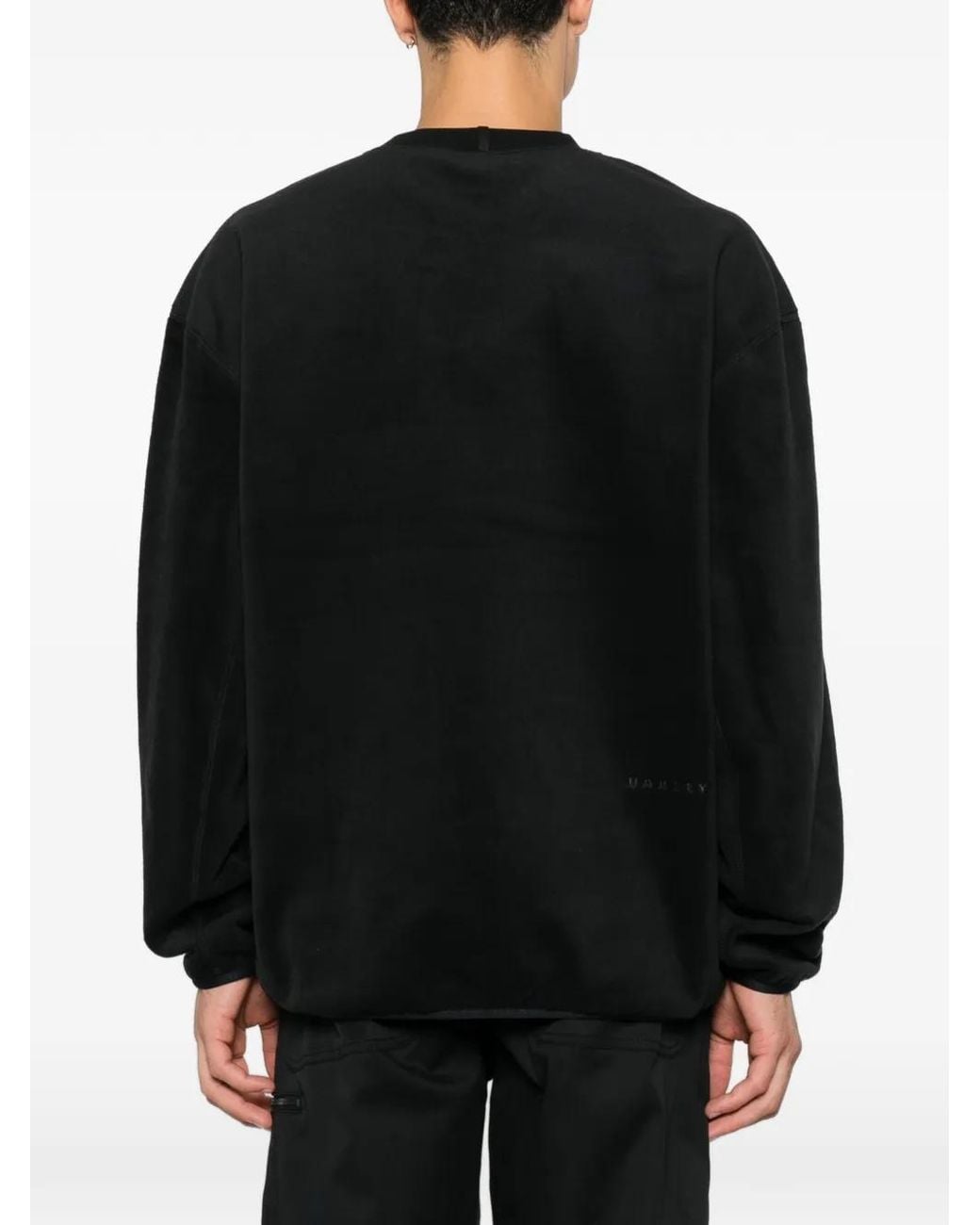 Oakley Black Slush Logo-Embroidered Sweatshirt for men