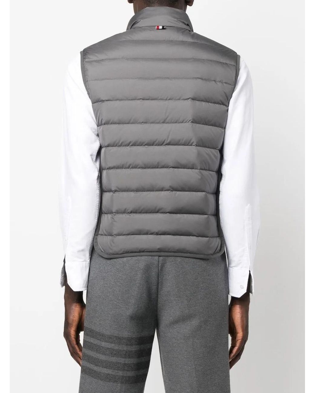 Chaleco Acolchado Thom Browne de hombre de color Gray