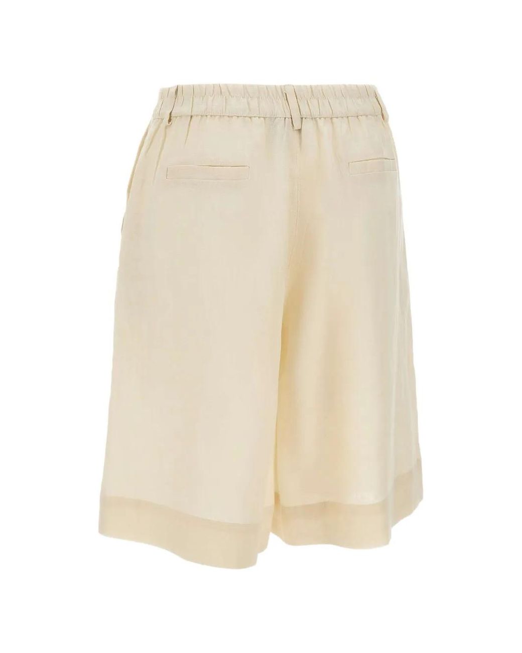 Kaos White Bermuda En Lin
