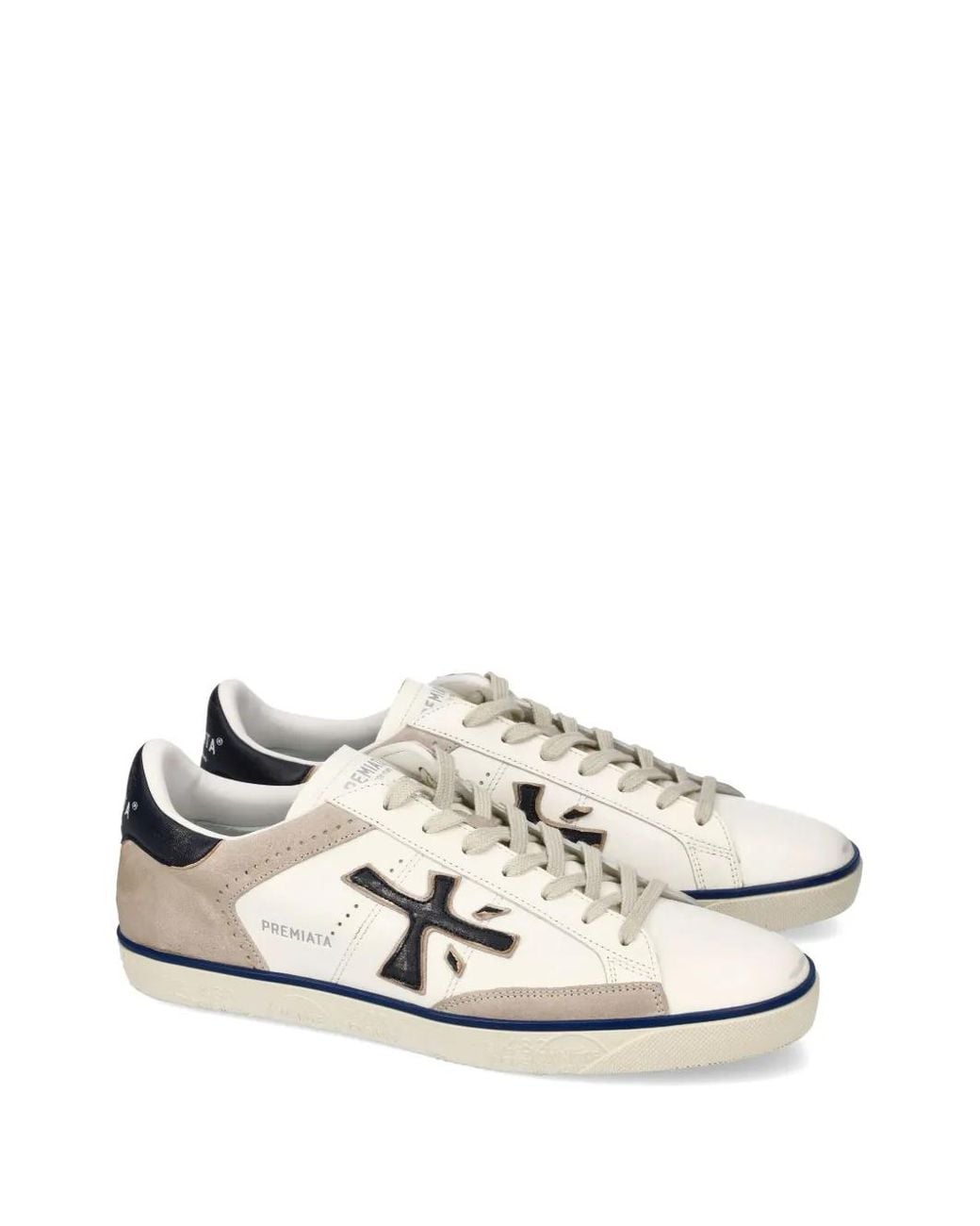 Premiata White Steven Sneakers for men
