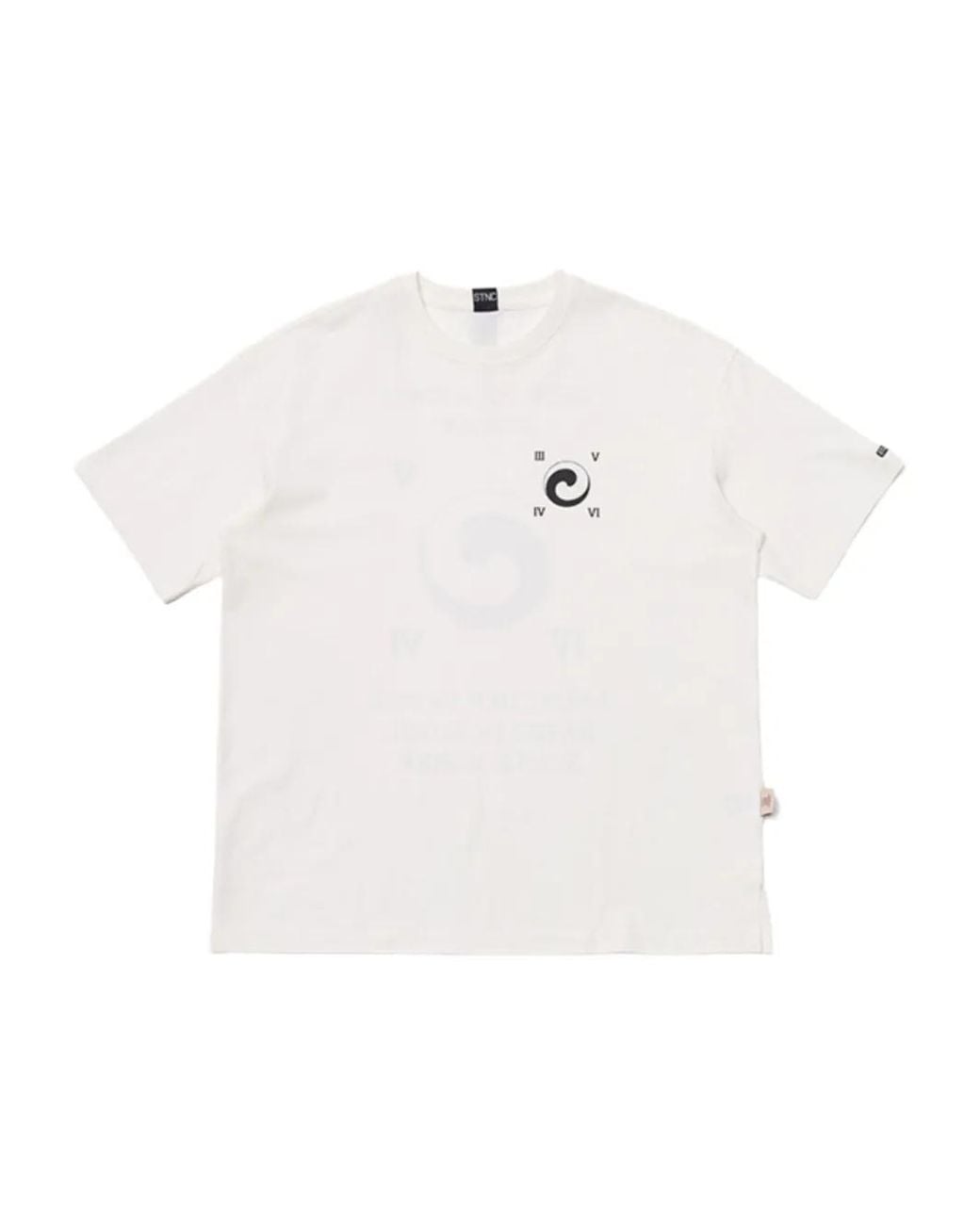 Stance White Graphic-Print Cotton T-Shirt for men