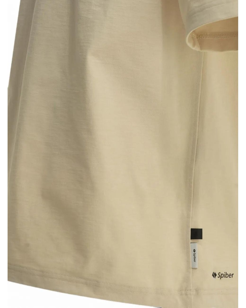 Daiwa Pier39 White T-Shirt Tech Drawstring Spiber À Col Rond for men
