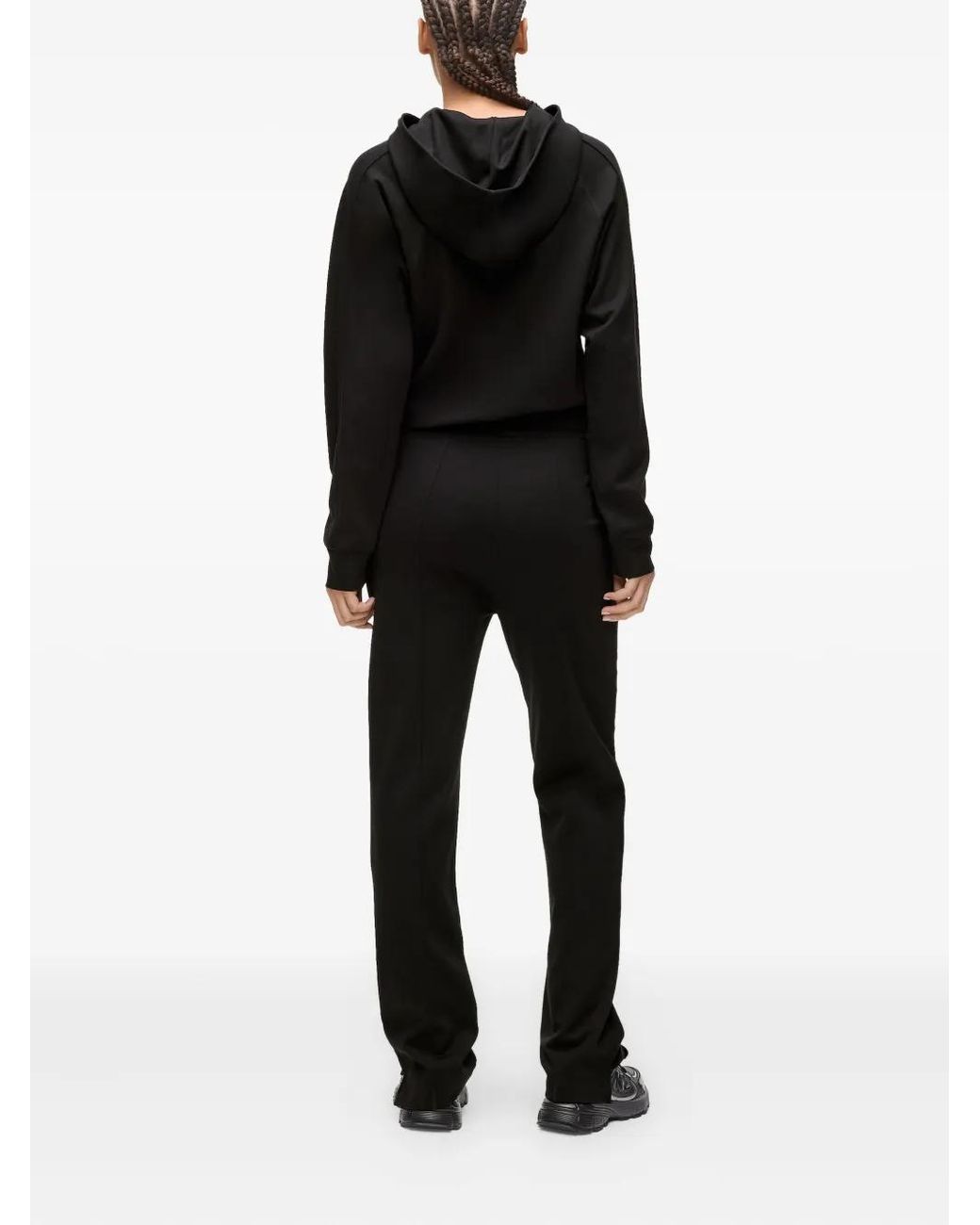 Karl Lagerfeld Gesmockte Joggingbroek in het Black