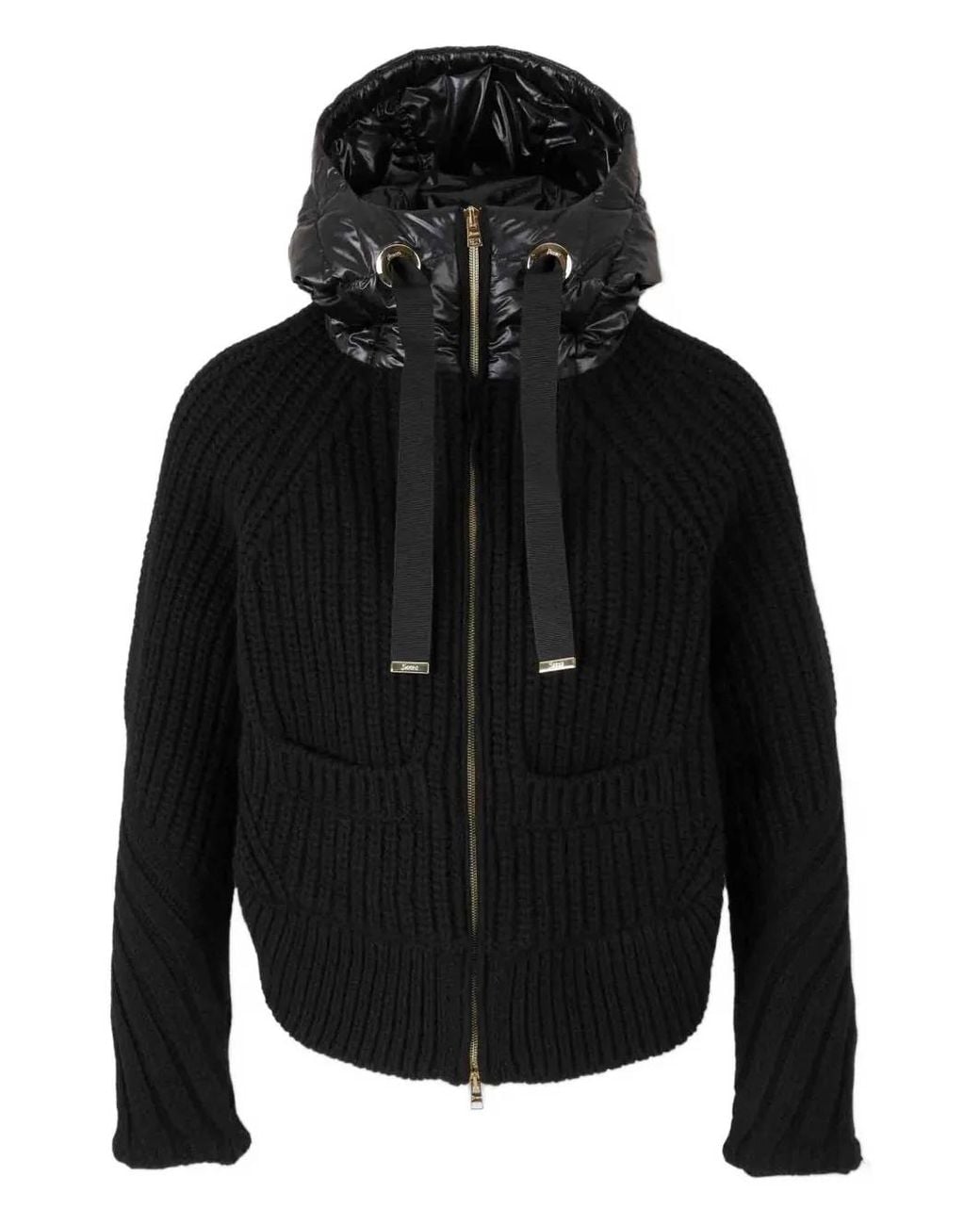 Herno Black Wool Jersey