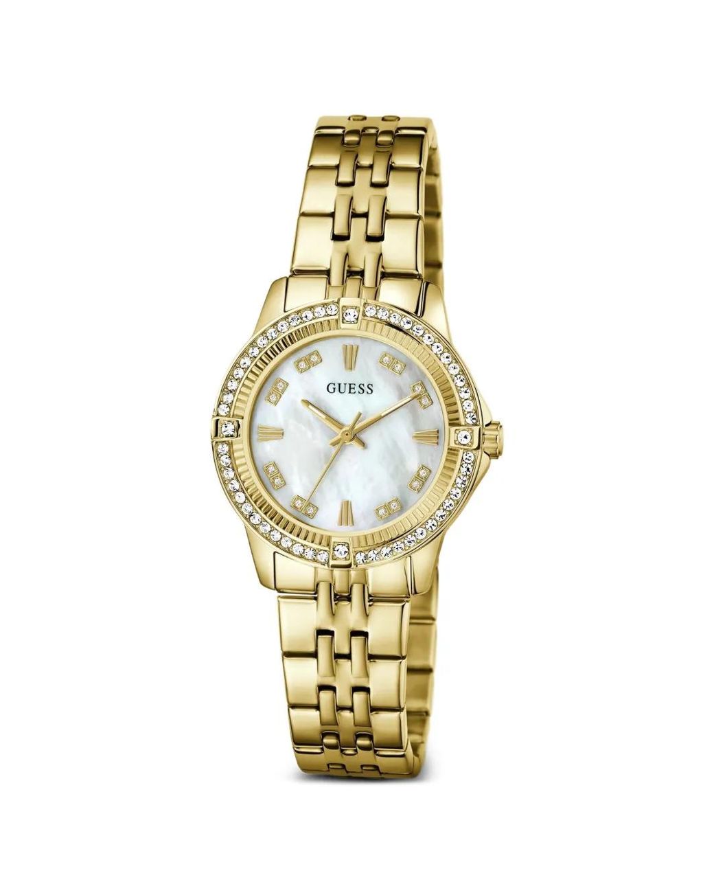 Guess Metallic Colette Crystal-Embellished 32Mm Watch