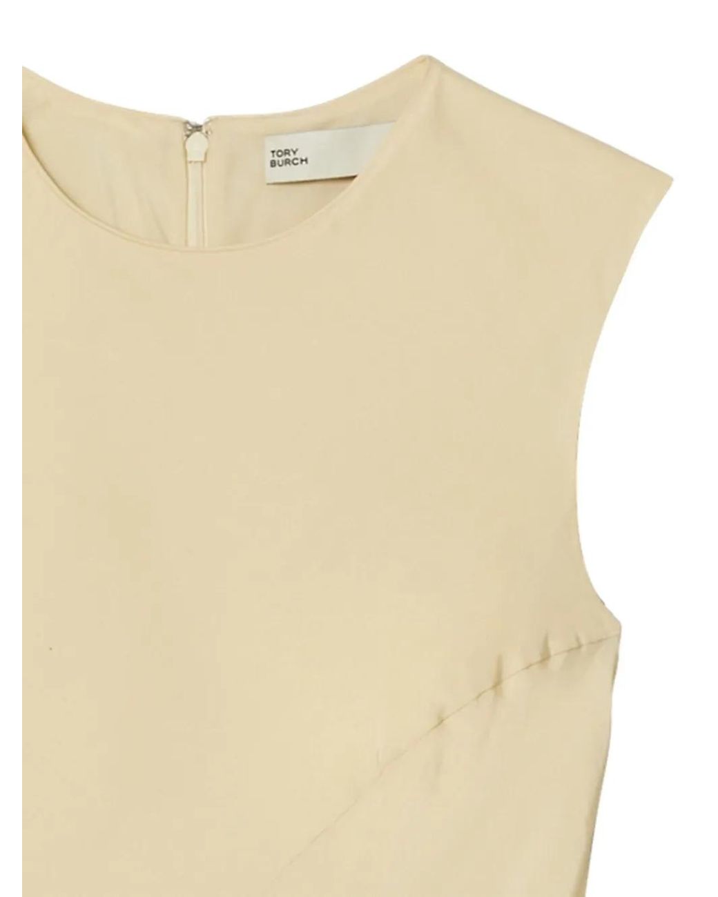 tory burch flared cotton silk dress TORY BURCH Flared cotton and silk-blend voile midi dress