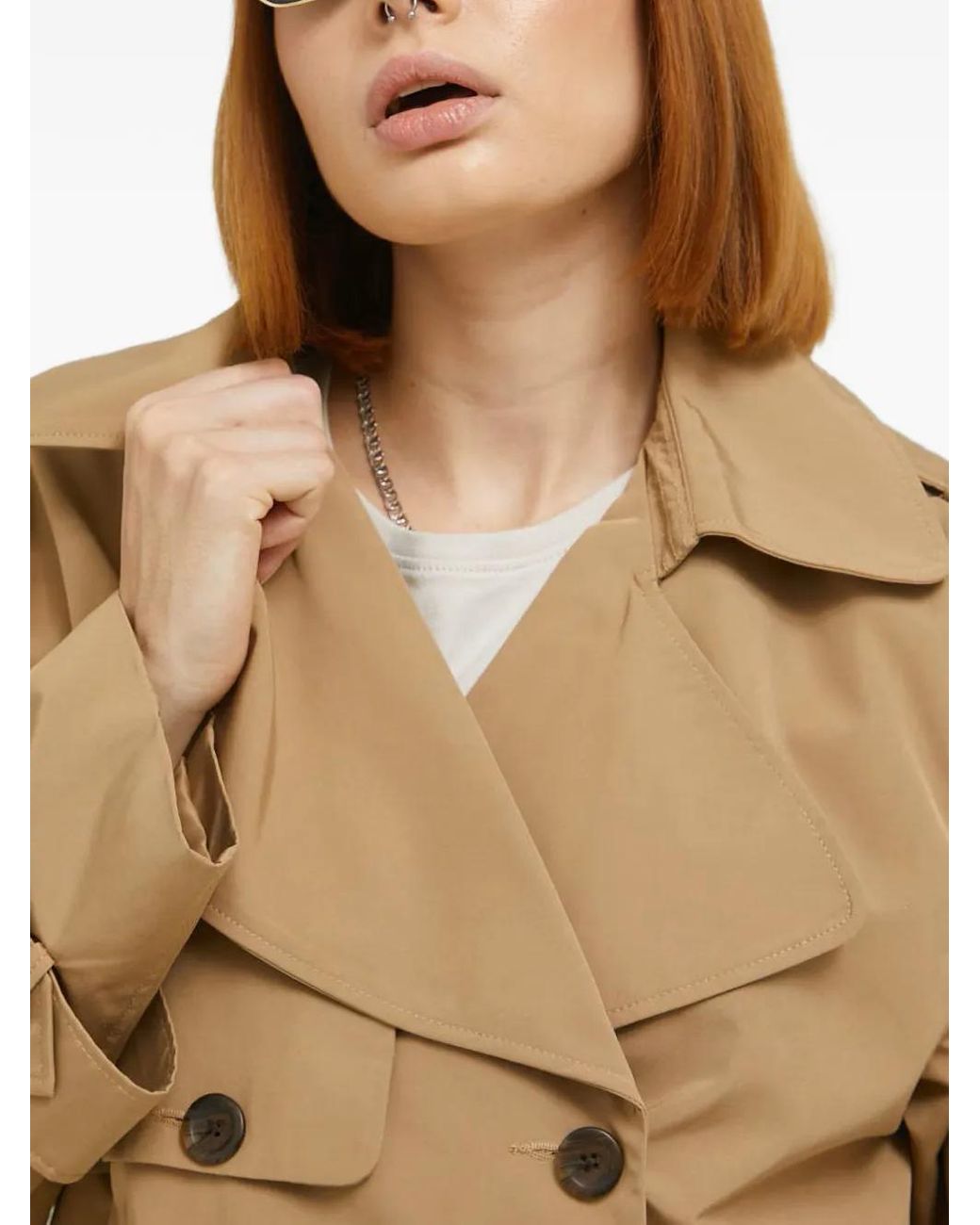 Abercrombie & Fitch Natural Notched-Lapels Jacket