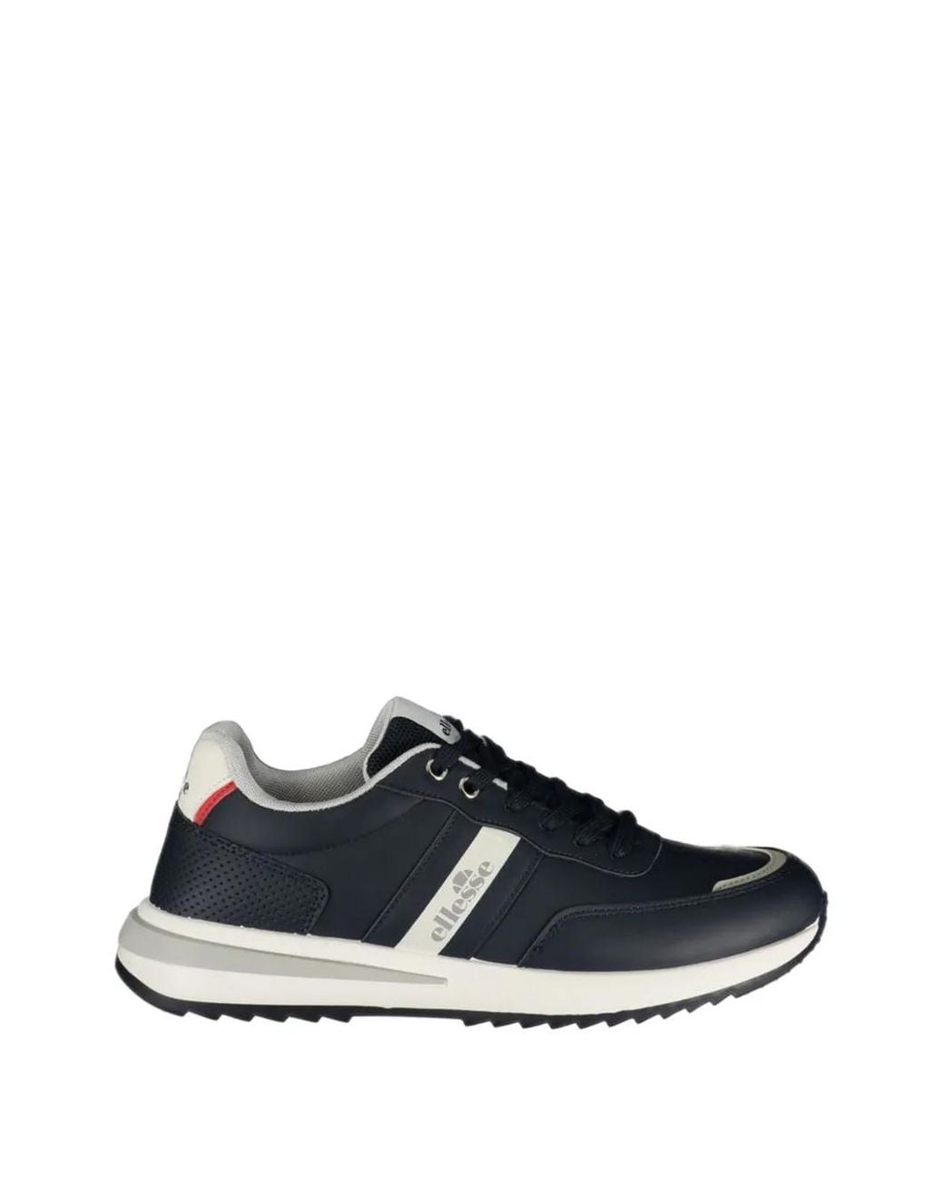 Ellesse Blue Logo-Print Panelled Sneakers for men