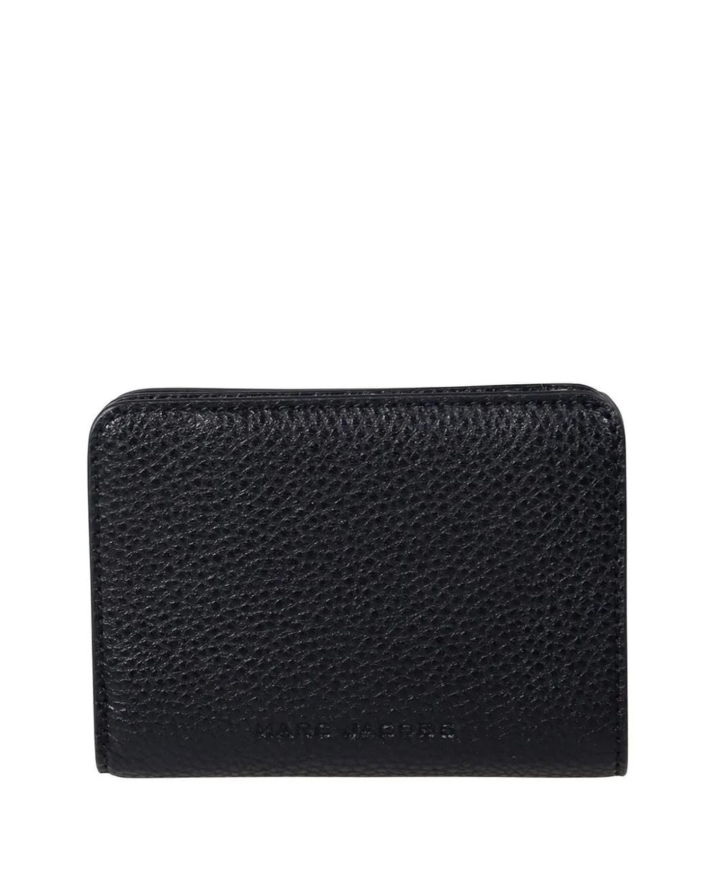 Marc Jacobs Black Logo-Plaque Wallet
